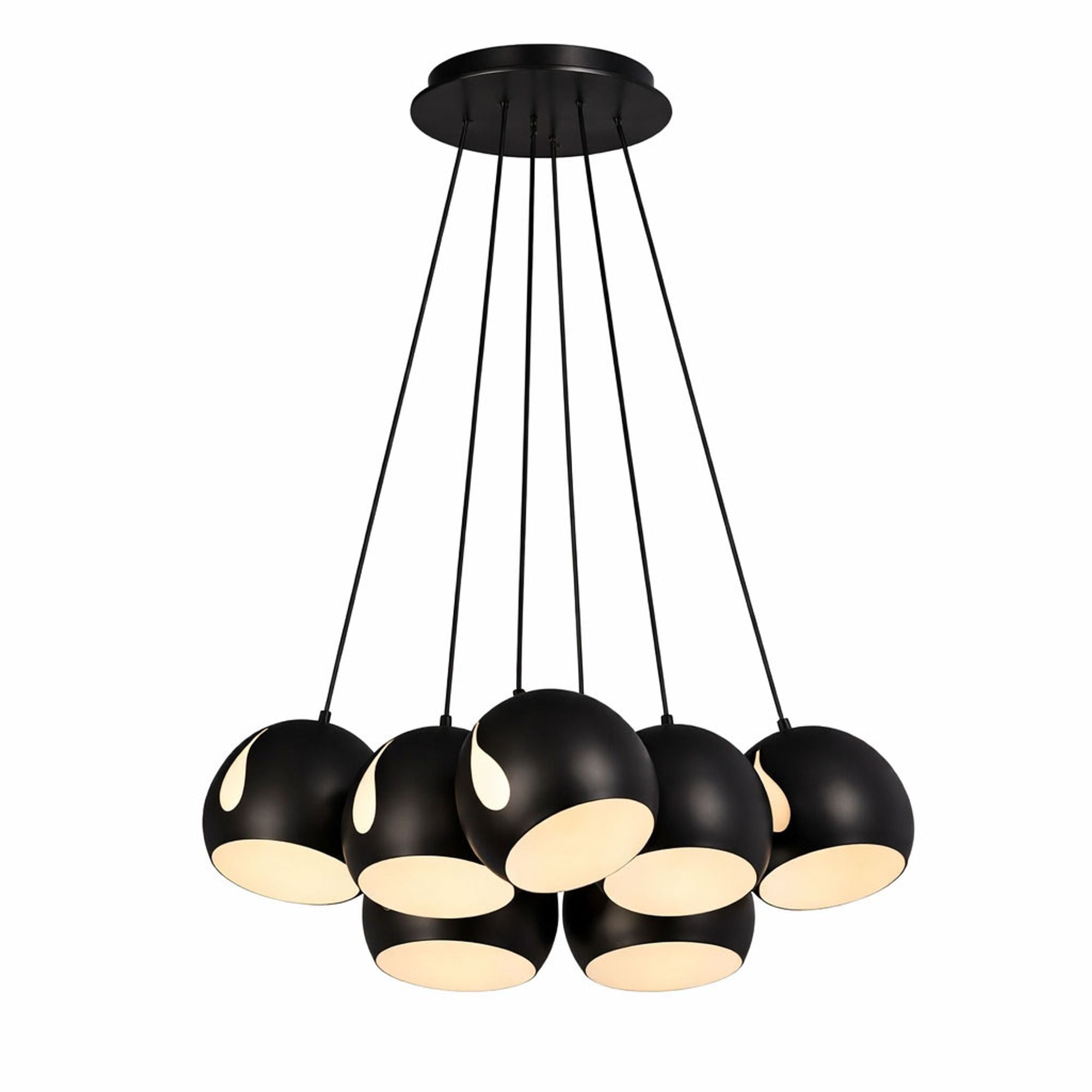 s.luce Ball Cluster Mehrfach - Pendelleuchte Cluster 7 - flammig 7x20cm - 199830 - s.luce® - homecoming lights.