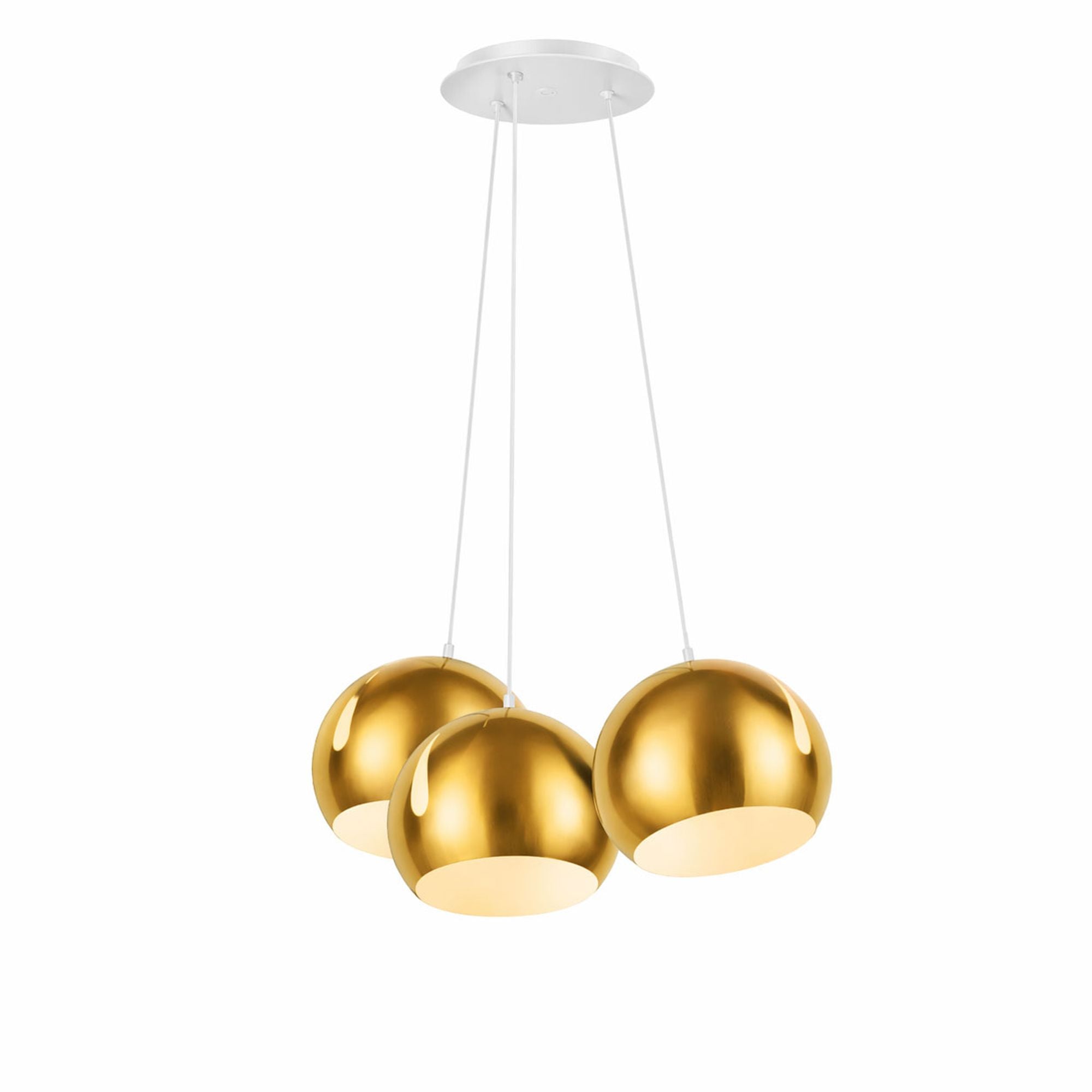 s.luce Ball Cluster Mehrfach - Pendelleuchte 3 - flammig 3x20cm - 199816 - s.luce® - homecoming lights.