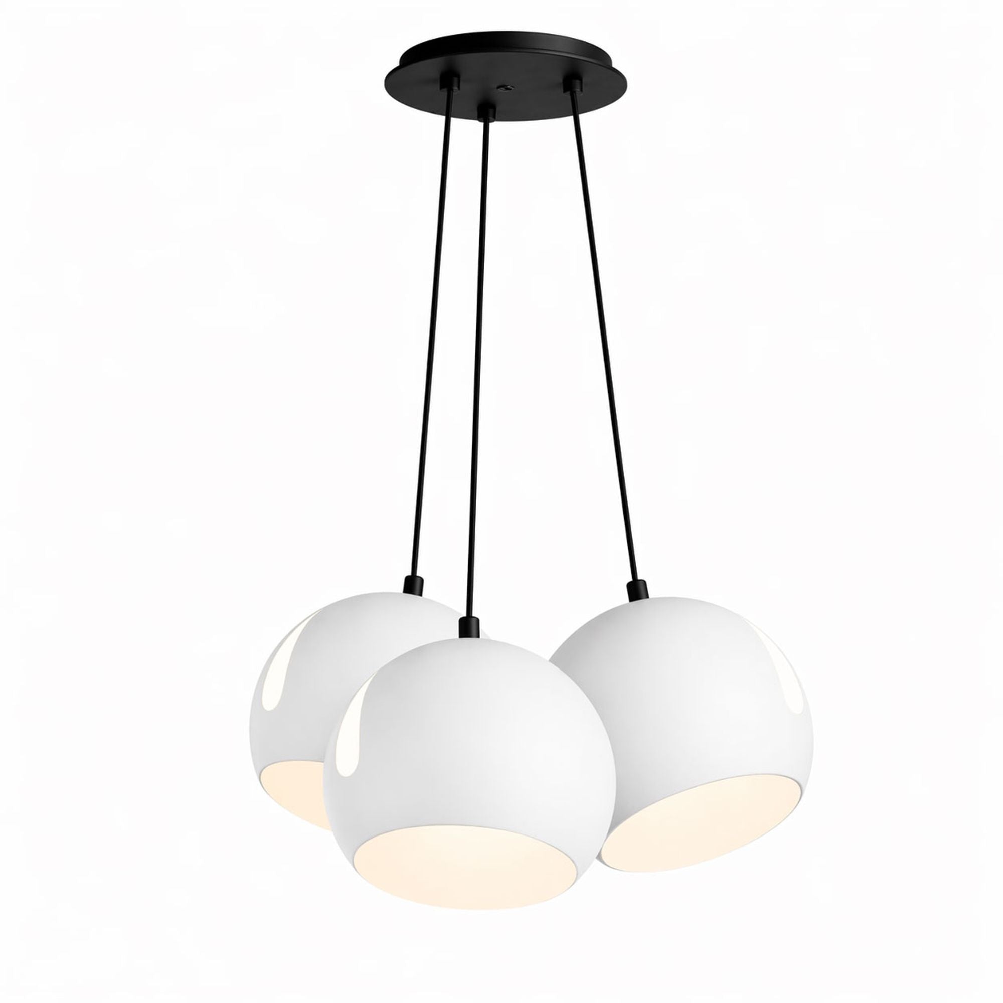 s.luce Ball Cluster Mehrfach-Pendelleuchte 3-flammig 3x30cm