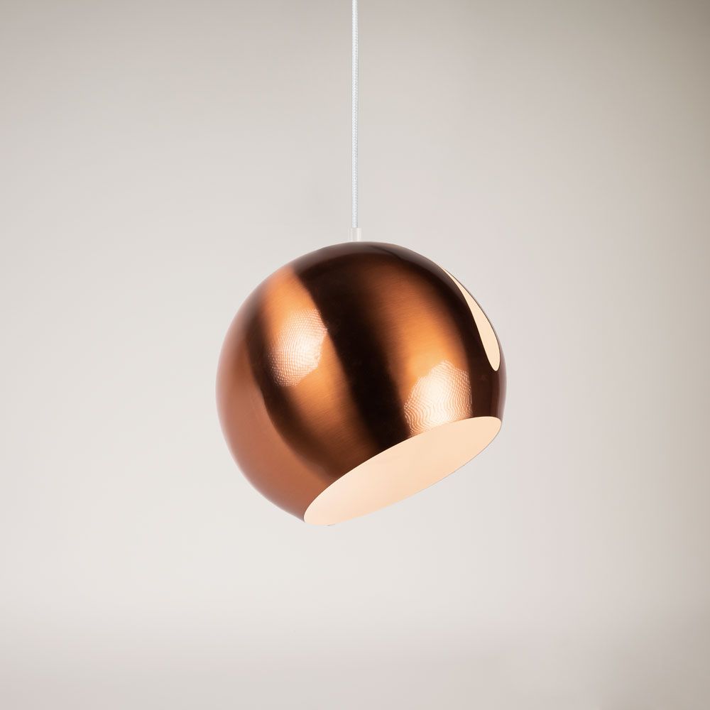 s.luce Ball Pendelleuchte tauschbarer Schirm