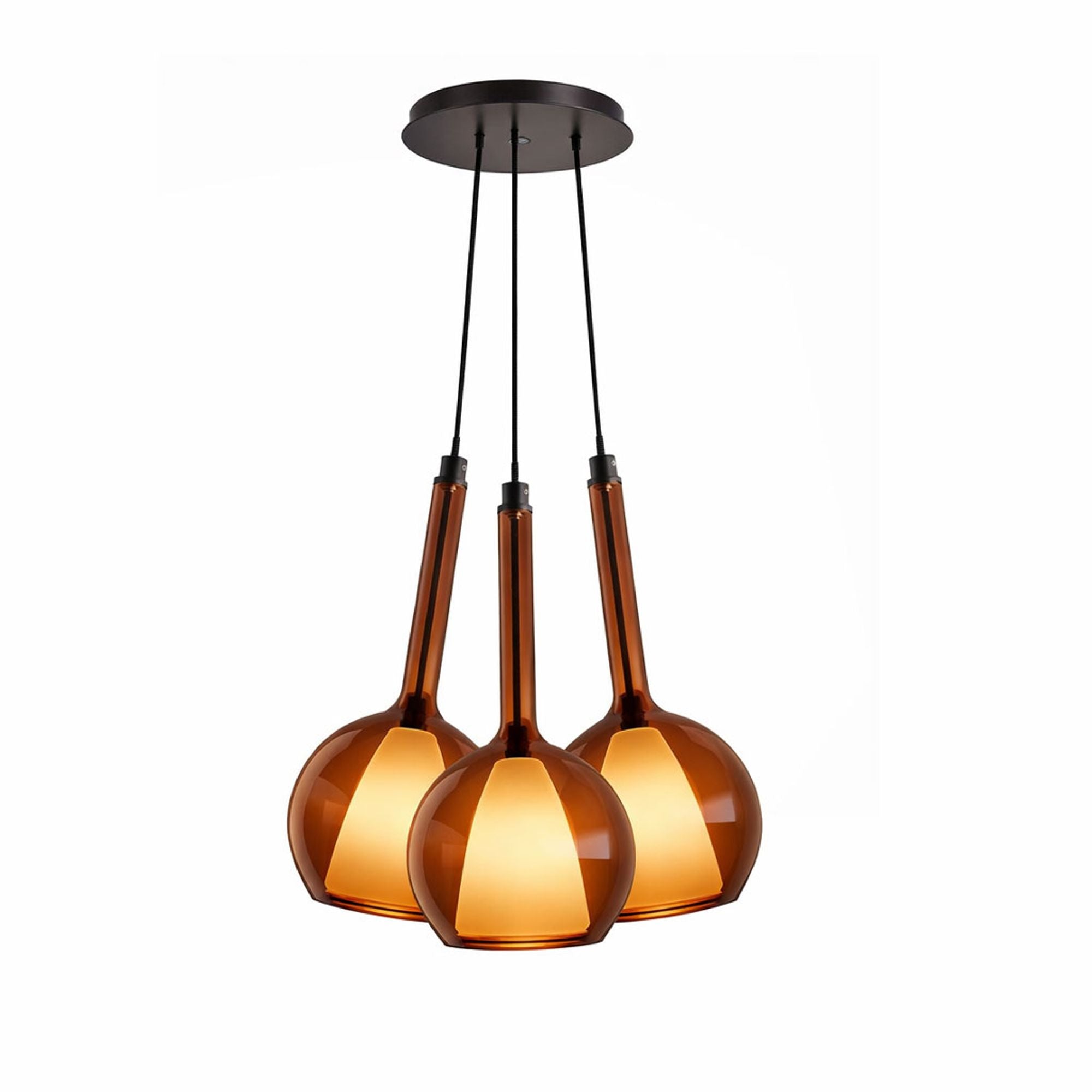 s.luce Belluna Cluster Glas - Hängeleuchte 3 - flammig - 199964 - s.luce® - homecoming lights.