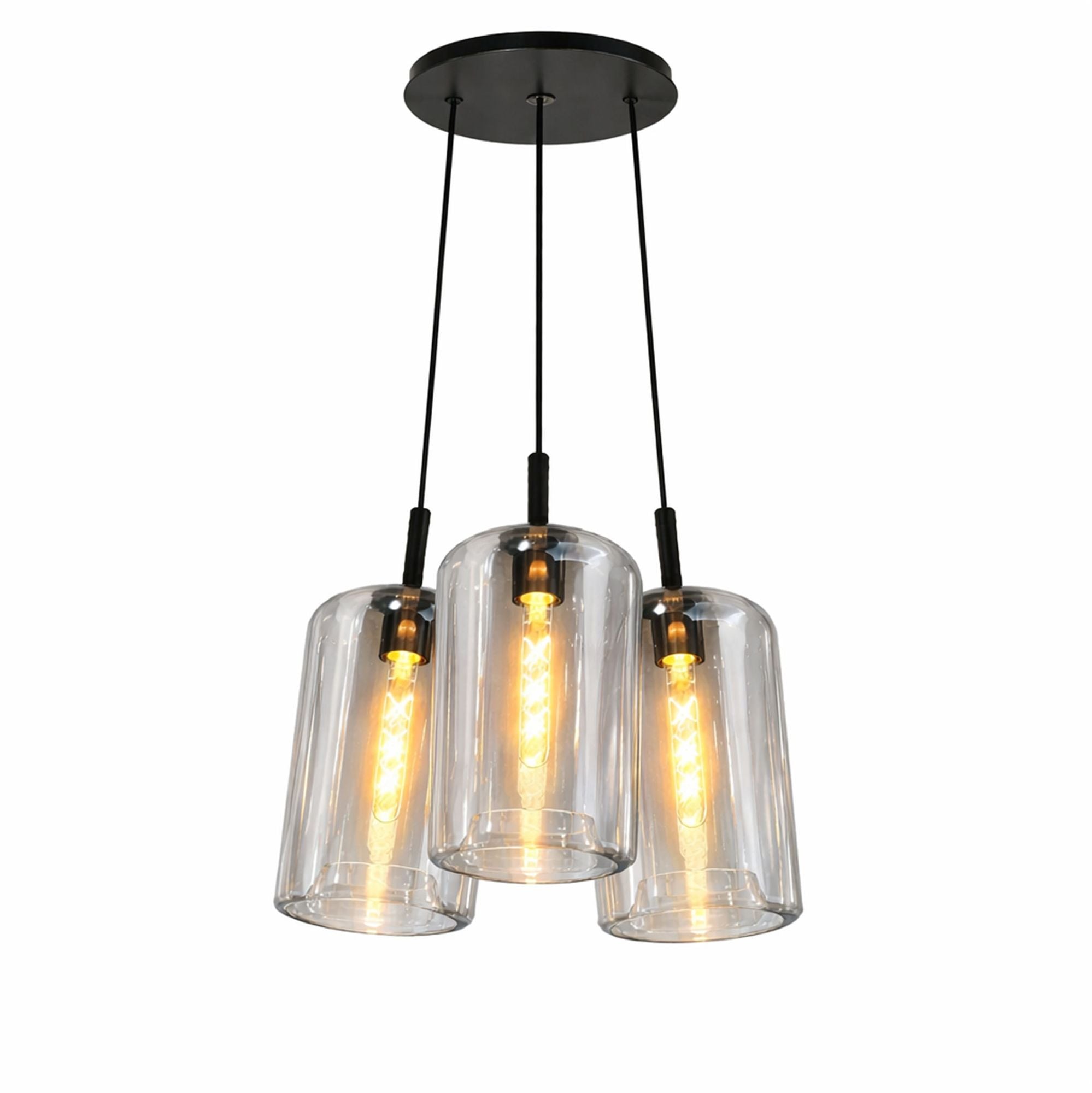 s.luce Cruet Cluster Glas - Pendelleuchte 3 - flammig 3x17 - 200221 - s.luce® - homecoming lights.