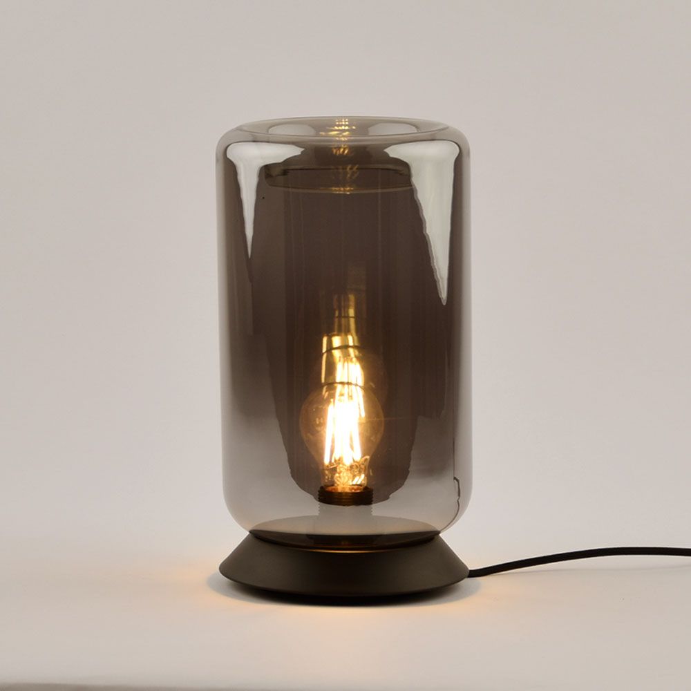 s.luce Cruet E27 Design Tischleuchte Glas mit Schalter