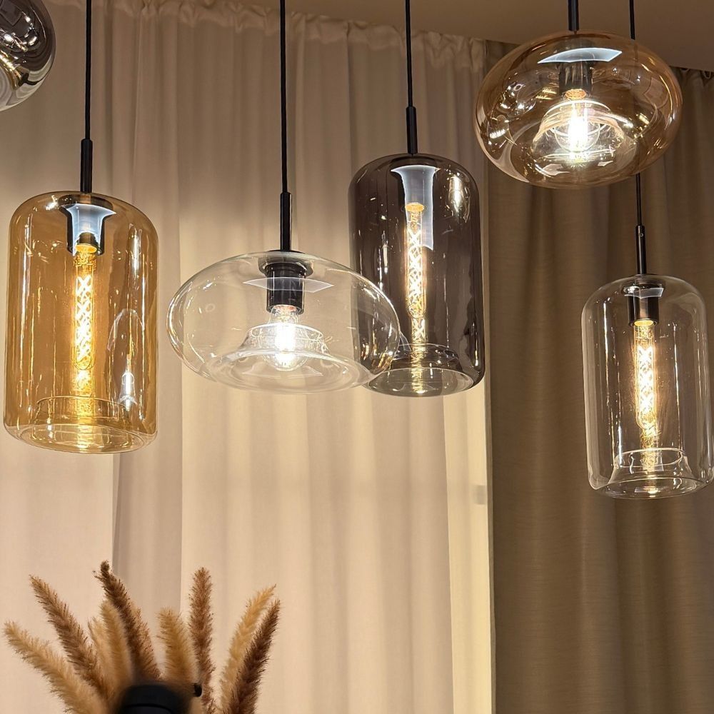 Galerie s.luce - Suspension en verre extra longue 5 m - 160145 - s.luce® - homecoming lights.