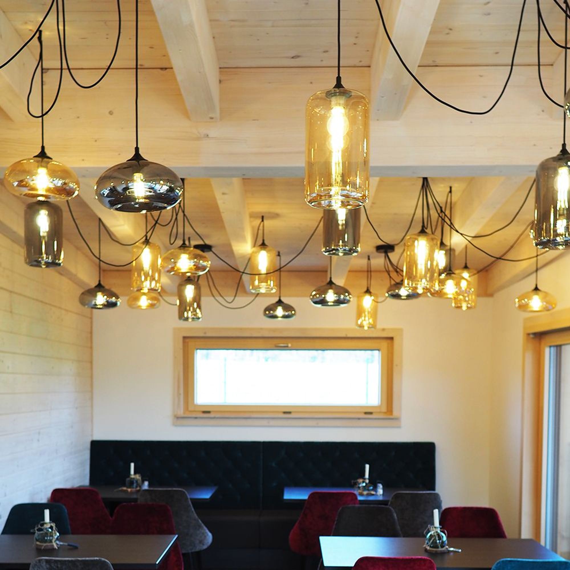 s.luce Cruet Cluster Glas - Pendelleuchte 3 - flammig 3x28cm - 200229 - s.luce® - homecoming lights.