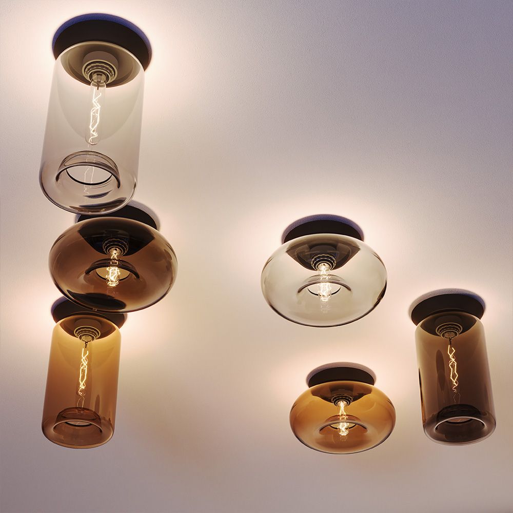 s.luce Cruet glass wall and ceiling light Up & Low