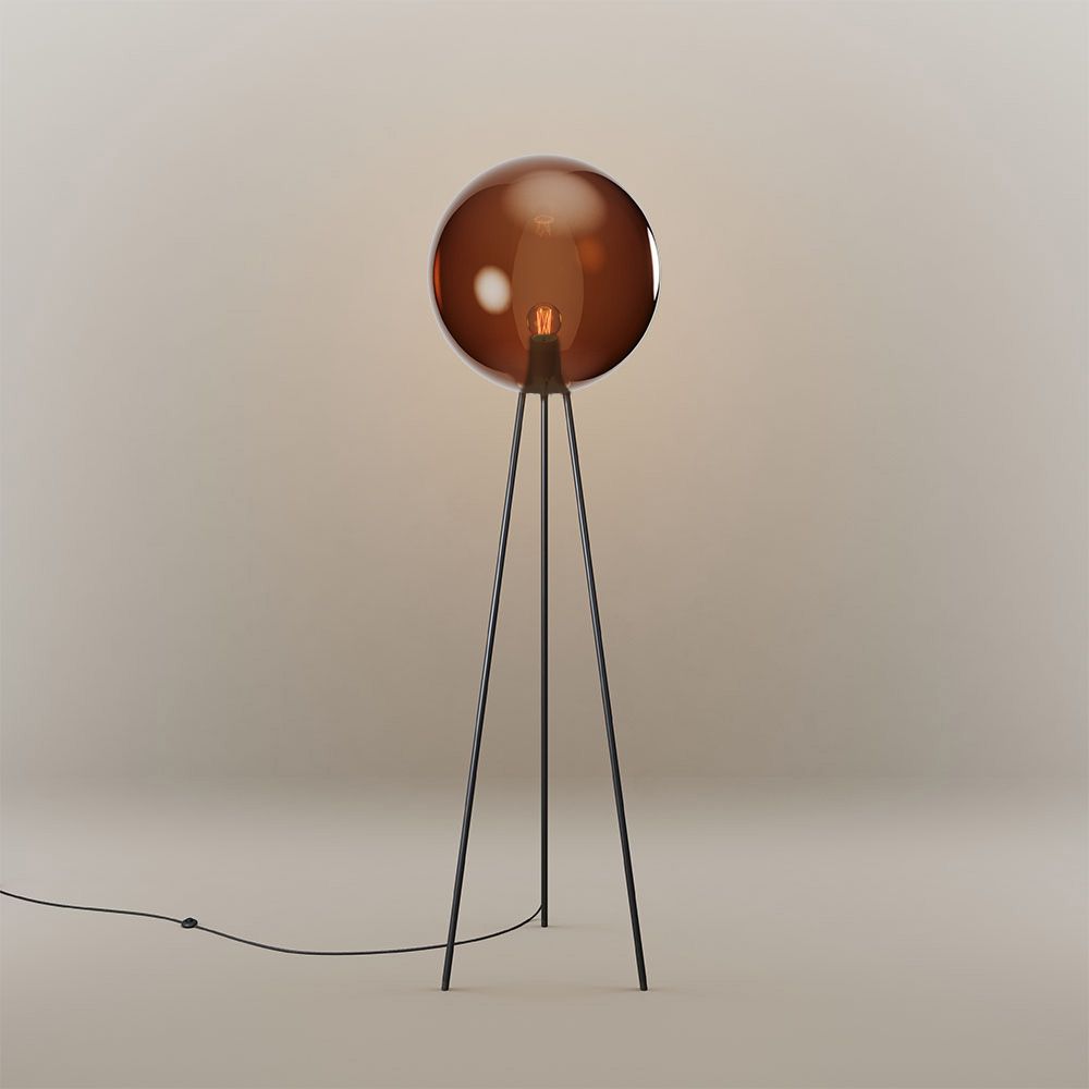 s.luce Dreibein - Stehleuchte Orb Tripod 160cm mit Glaskugel - 194110 - s.luce® - homecoming lights.