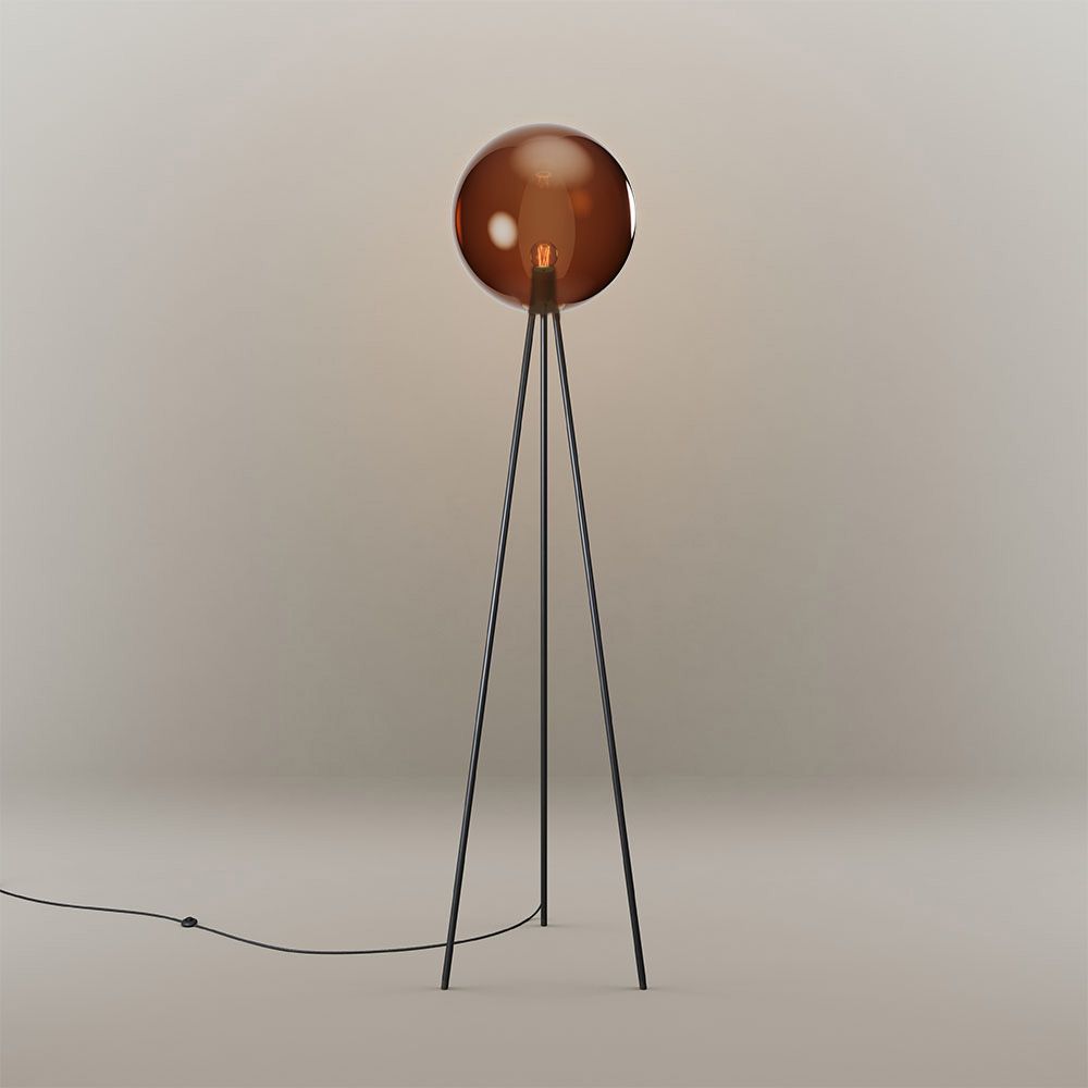 s.luce Dreibein - Stehleuchte Orb Tripod 160cm mit Glaskugel - 194111 - s.luce® - homecoming lights.