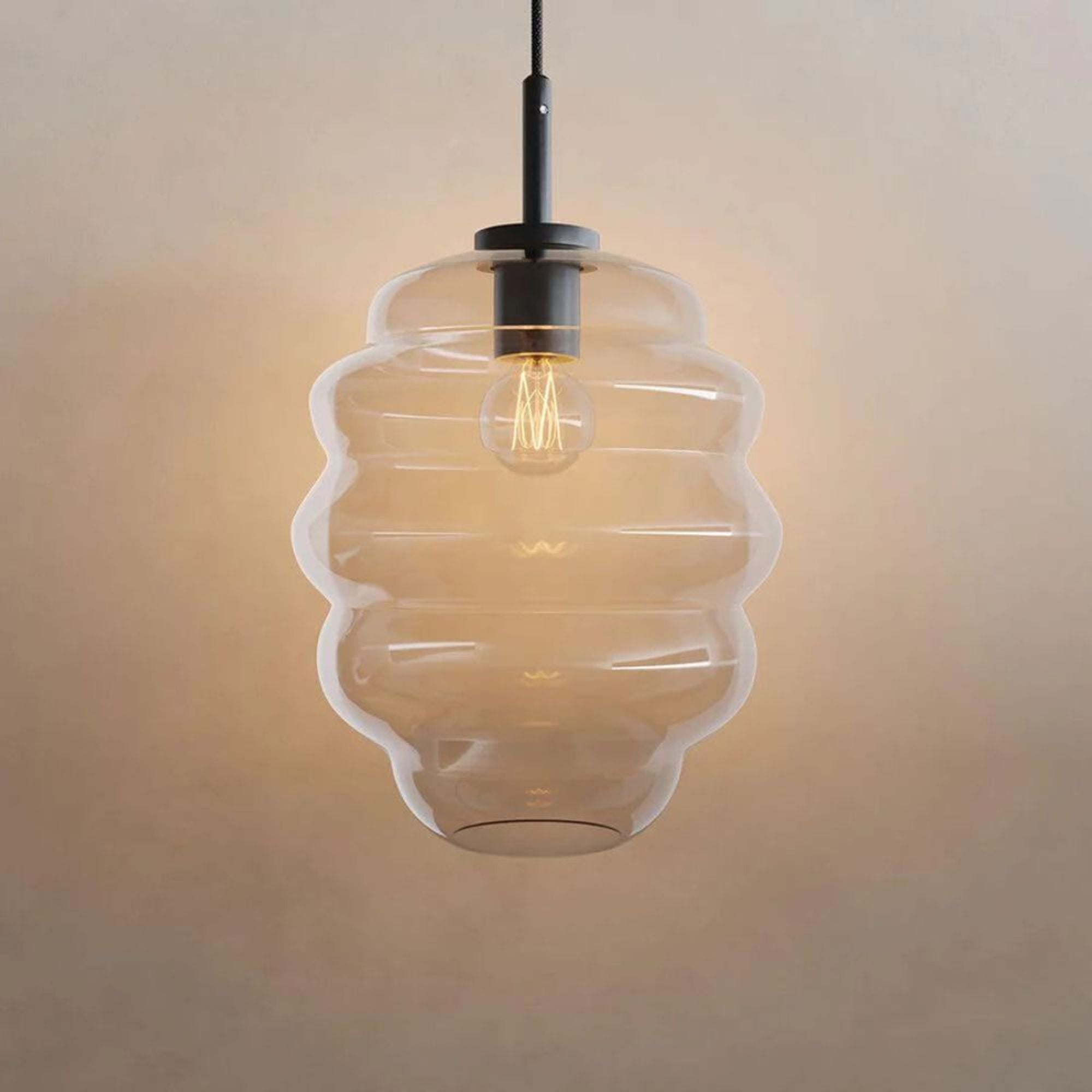 s.luce Echos Cluster Glas - Pendelleuchte 7 - flammig 7x25cm - 200345 - s.luce® - homecoming lights.