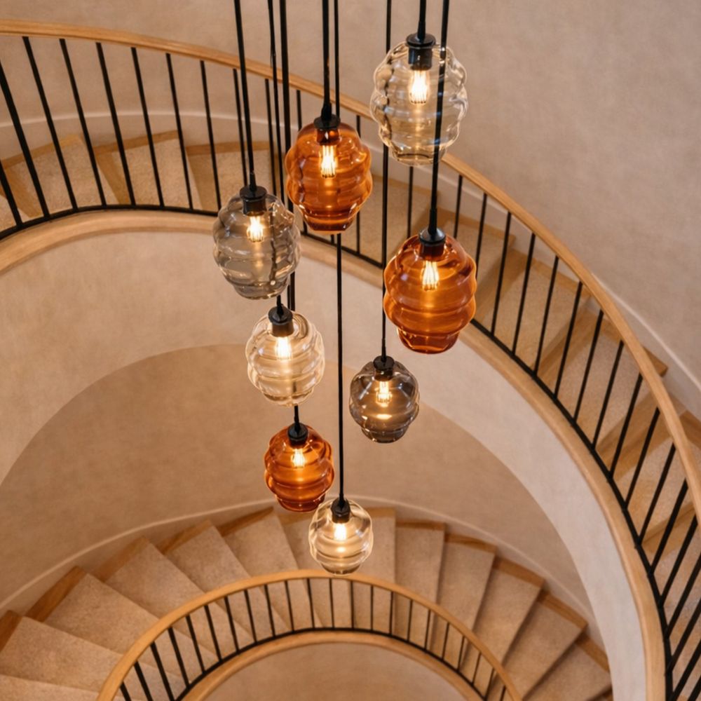 s.luce Echos Galerieleuchte 8 - flammig Ø 80cm Baldachin Ø 18/25cm - 194263 - s.luce® - homecoming lights.