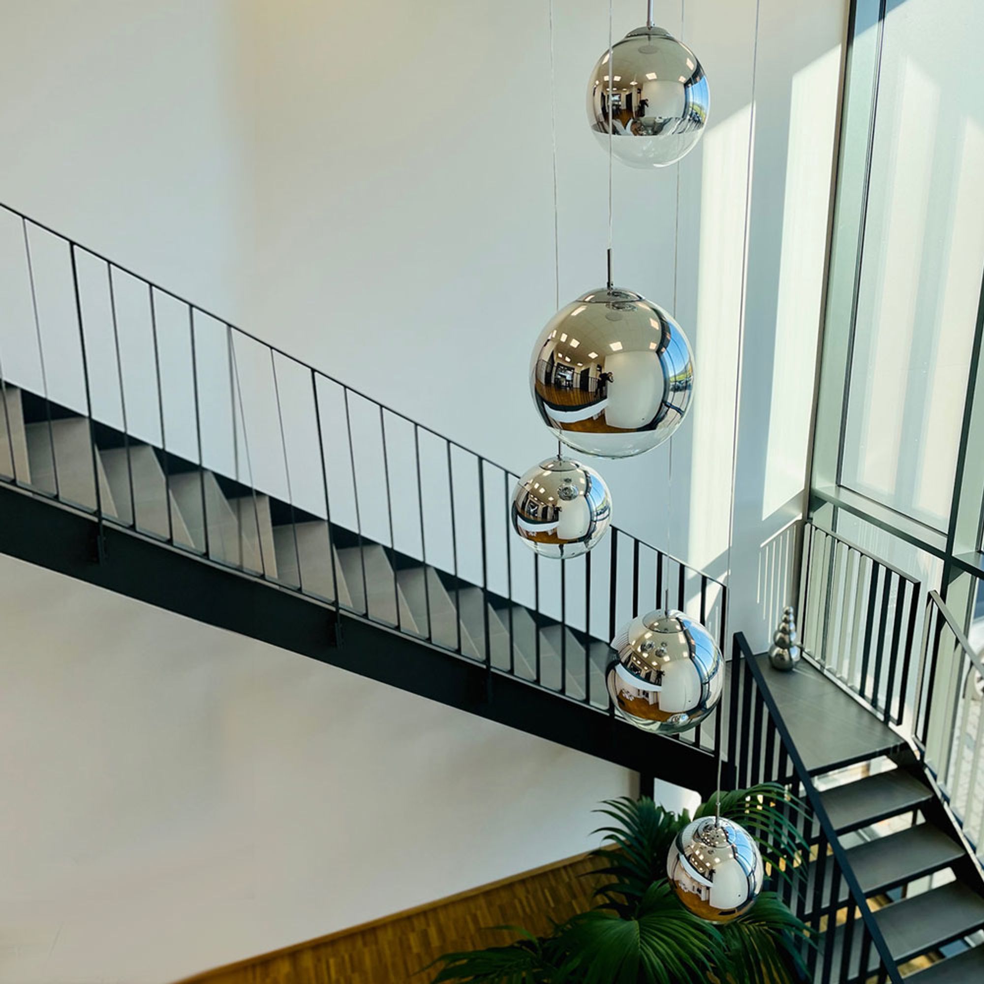 s.luce Fairy Galerieleuchte 3- oder 5-flammig mit Modular Baldachin