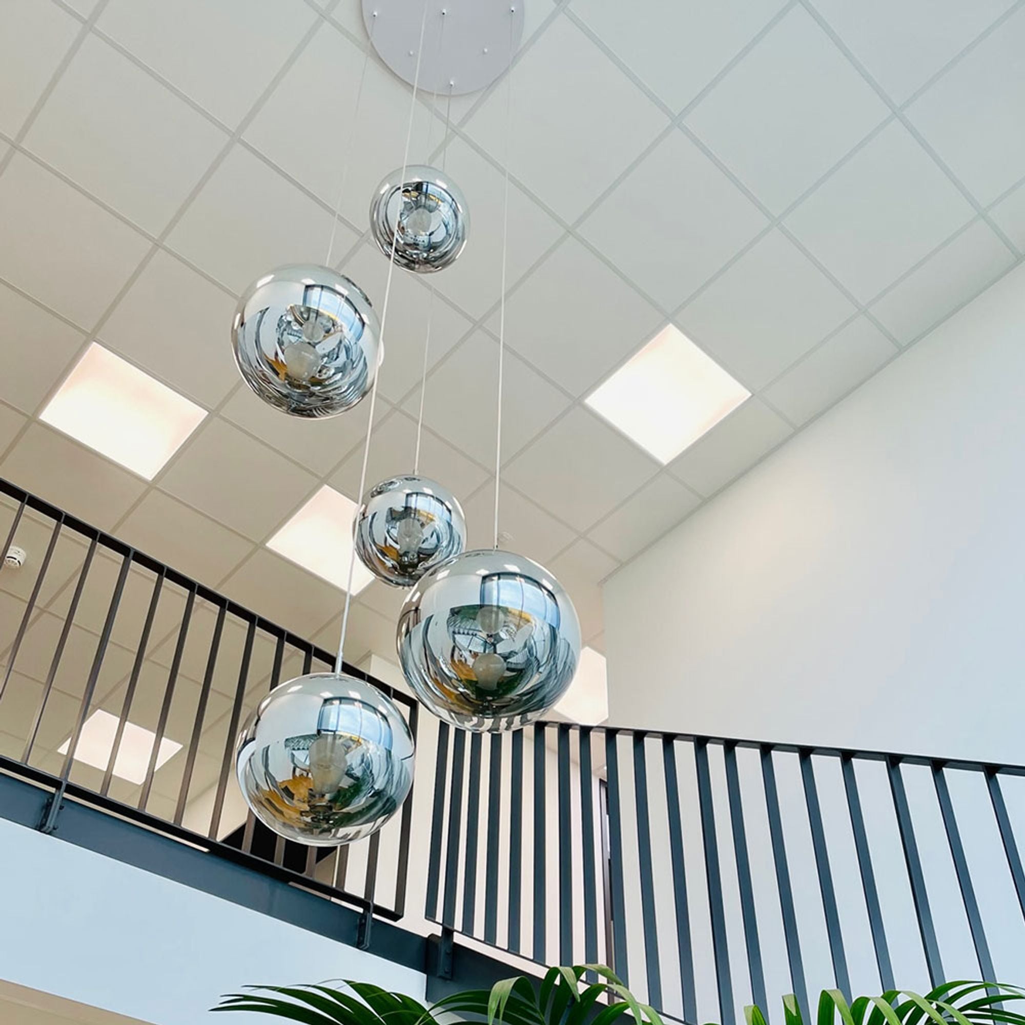 s.luce Fairy Galerieleuchte 3- oder 5-flammig mit Modular Baldachin