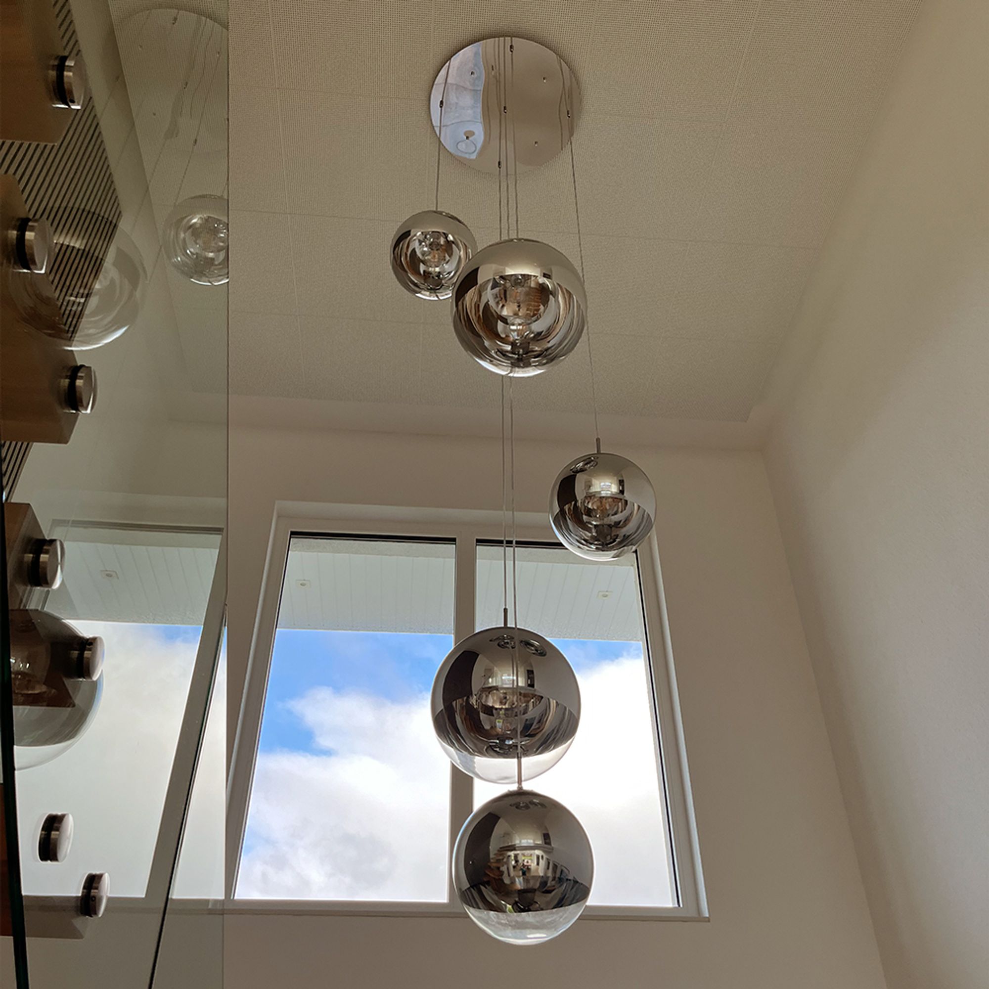 s.luce Fairy Galerieleuchte 3- oder 5-flammig mit Modular Baldachin