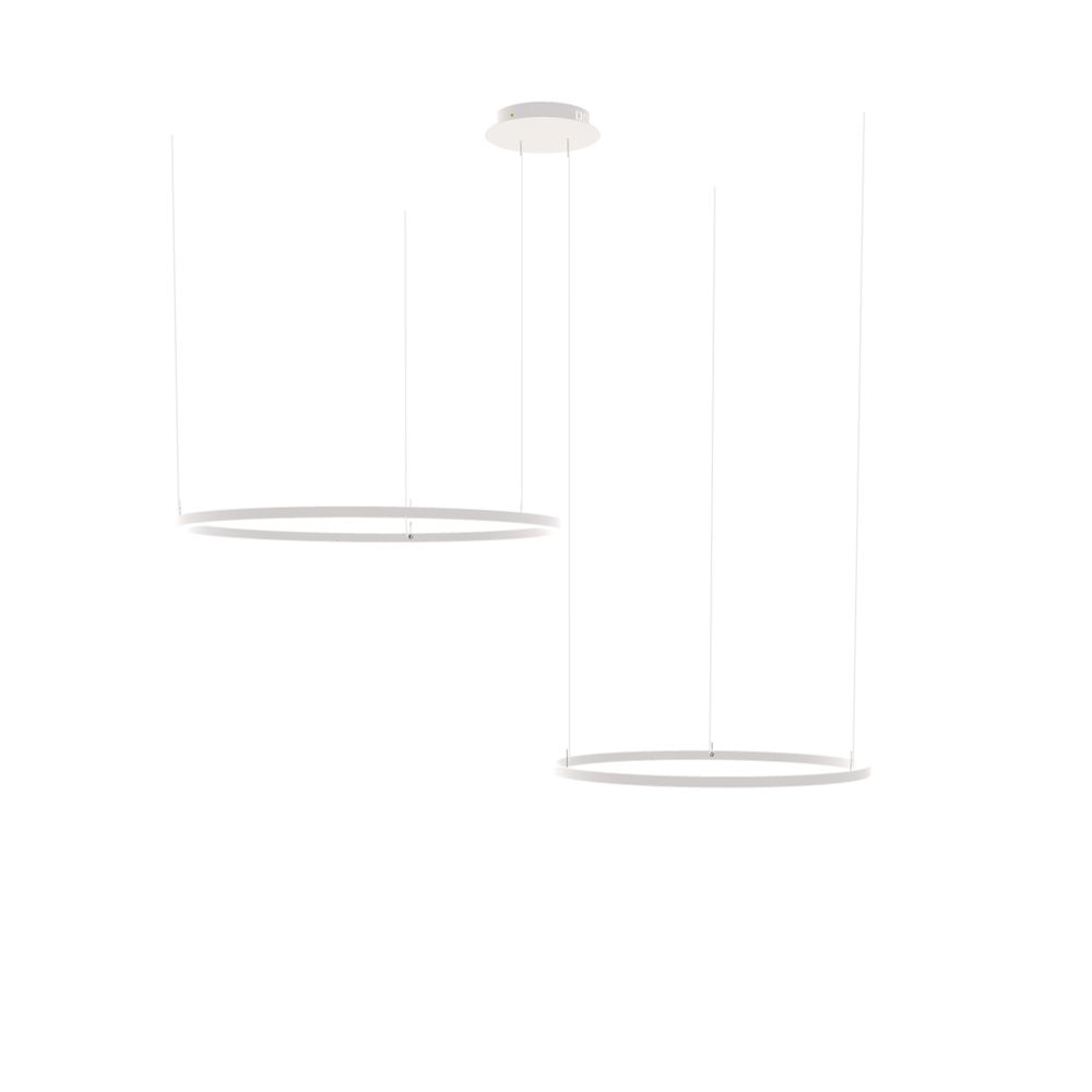 s.luce LED Ring Hängelampe 2-flammig Exzentrisch