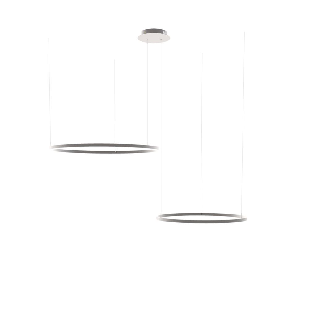 s.luce LED Ring Hängelampe 2-flammig Exzentrisch