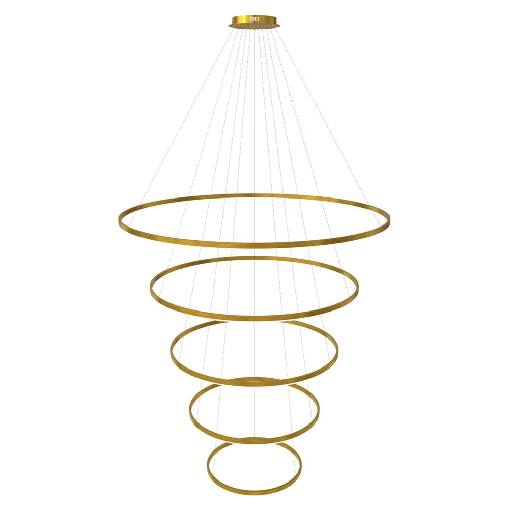 s.luce LED Ring Pendelleuchte 5-flammig Zentrisch