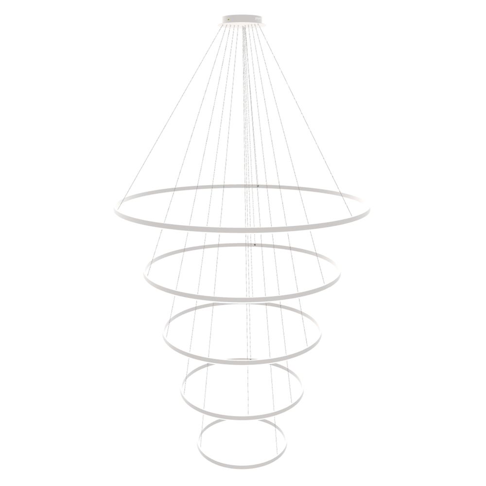 s.luce LED Ring Pendelleuchte 5-flammig Zentrisch