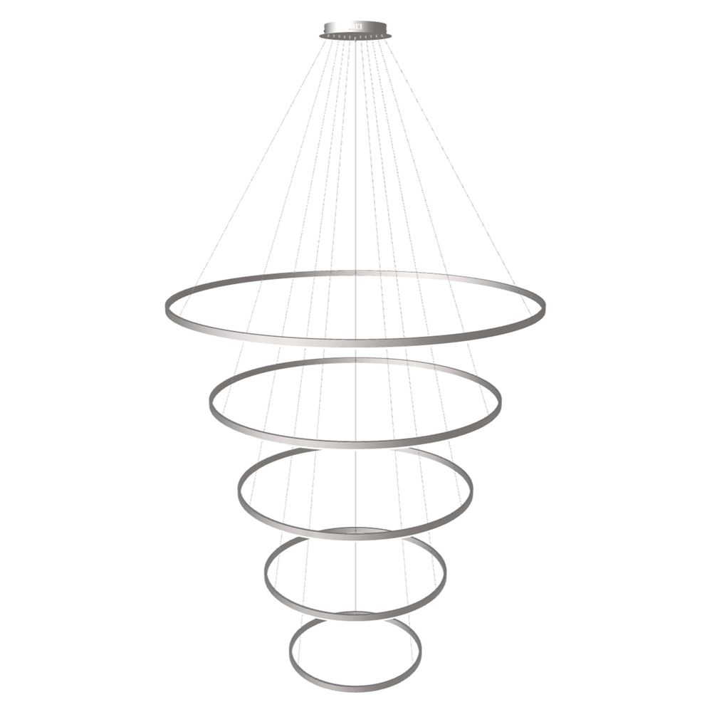s.luce LED Ring Pendelleuchte 5-flammig Zentrisch