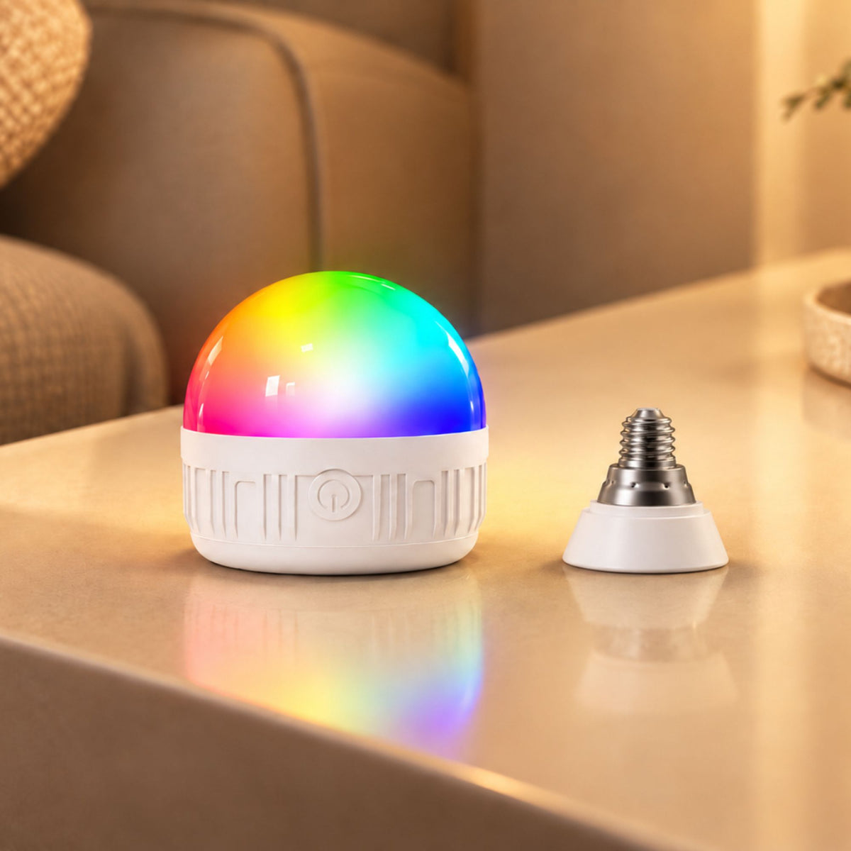 Ampoule LED mobile 8W Variable Batterie Magnétique chaud/froid