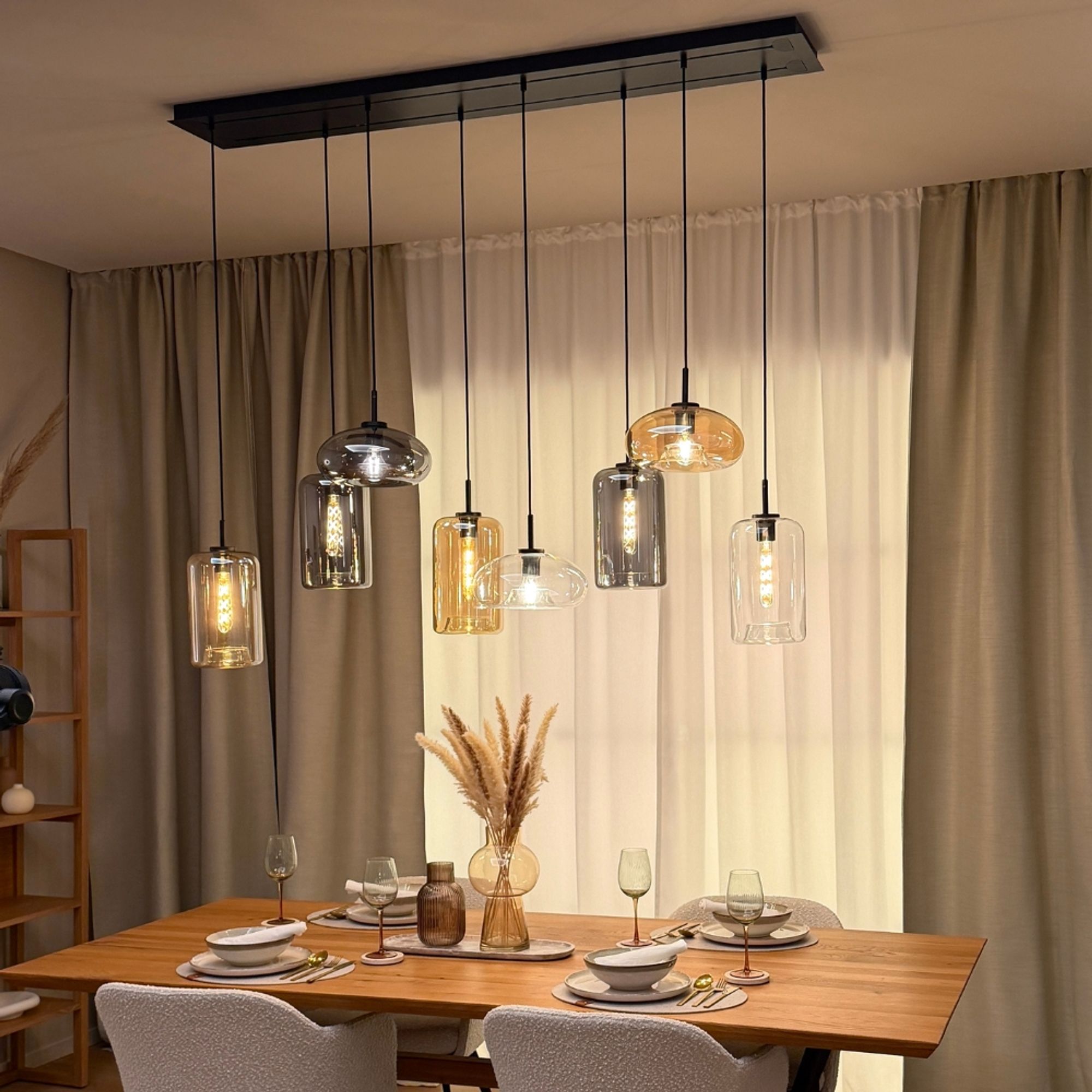 s.luce Modular Balken Baldachin mehrflammig Rechteckig - 177677 - s.luce® - homecoming lights.