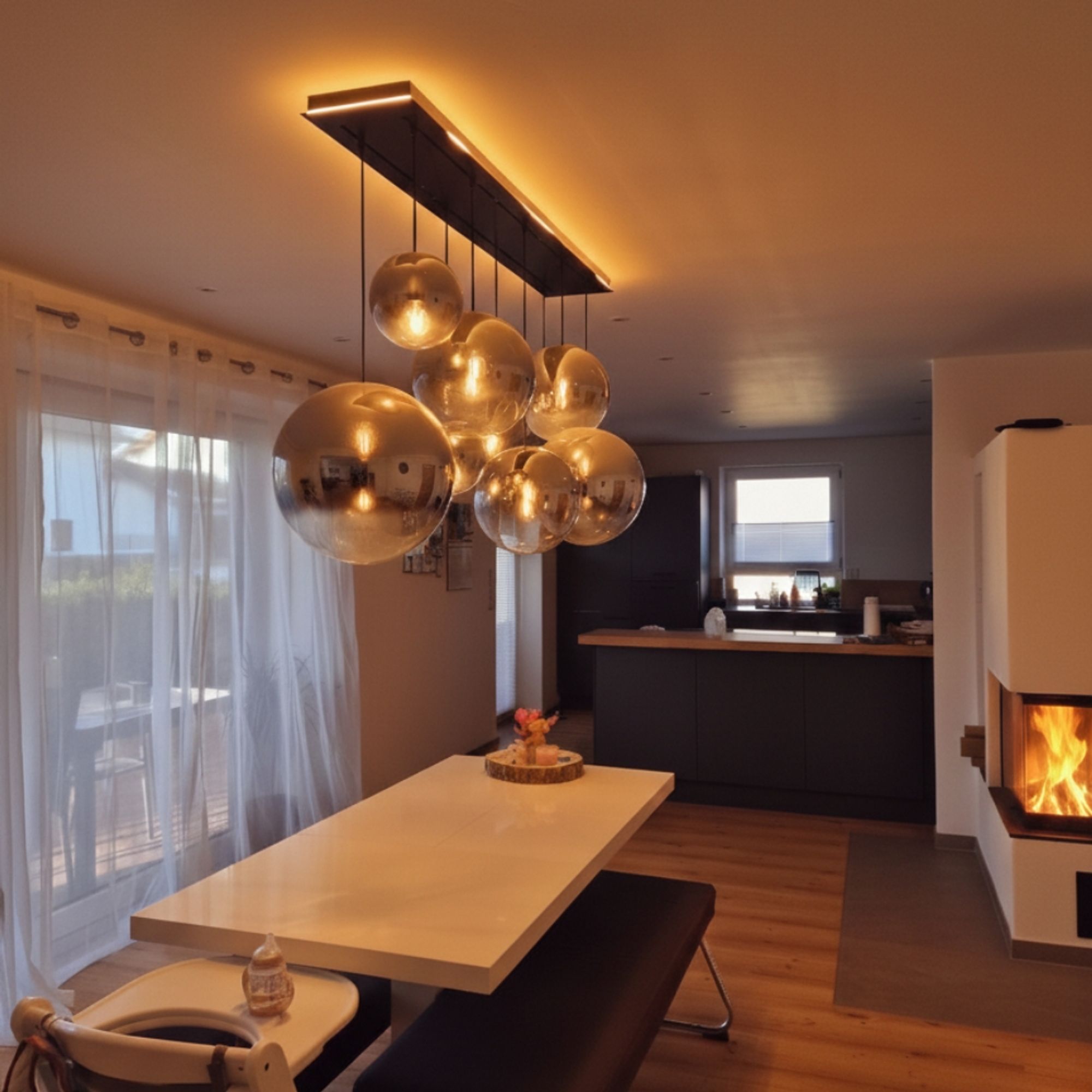 s.luce Modular Balken Baldachin mehrflammig Rechteckig - 177677 - s.luce® - homecoming lights.