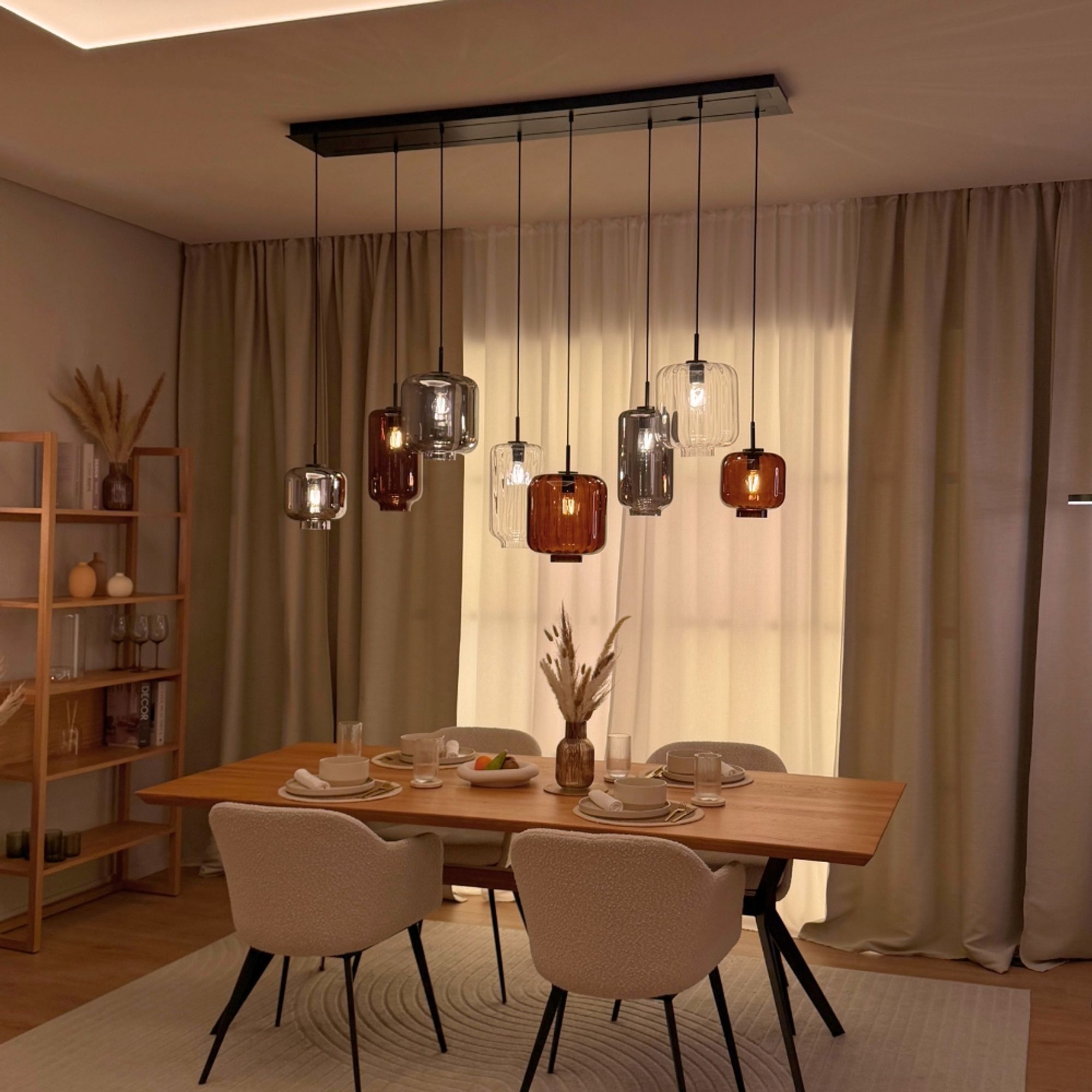 s.luce Modular Balken Baldachin mehrflammig Rechteckig - 177677 - s.luce® - homecoming lights.