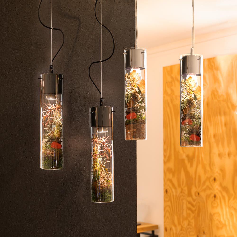 s.luce MyLight Hängeleuchte mit Schauzylinder 40cm