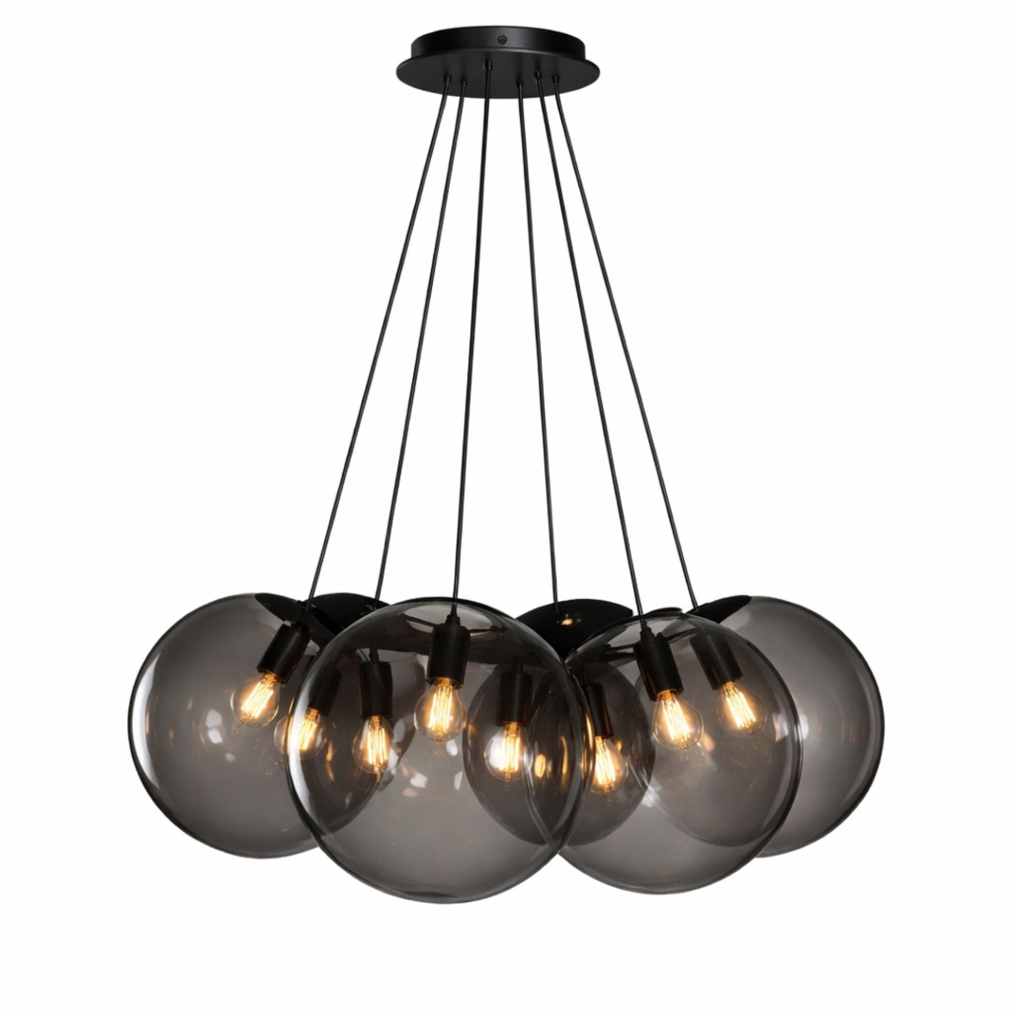 s.luce Orb Cluster Mehrfach - Pendelleuchte 7 - flammig 7x20cm - 200575 - s.luce® - homecoming lights.