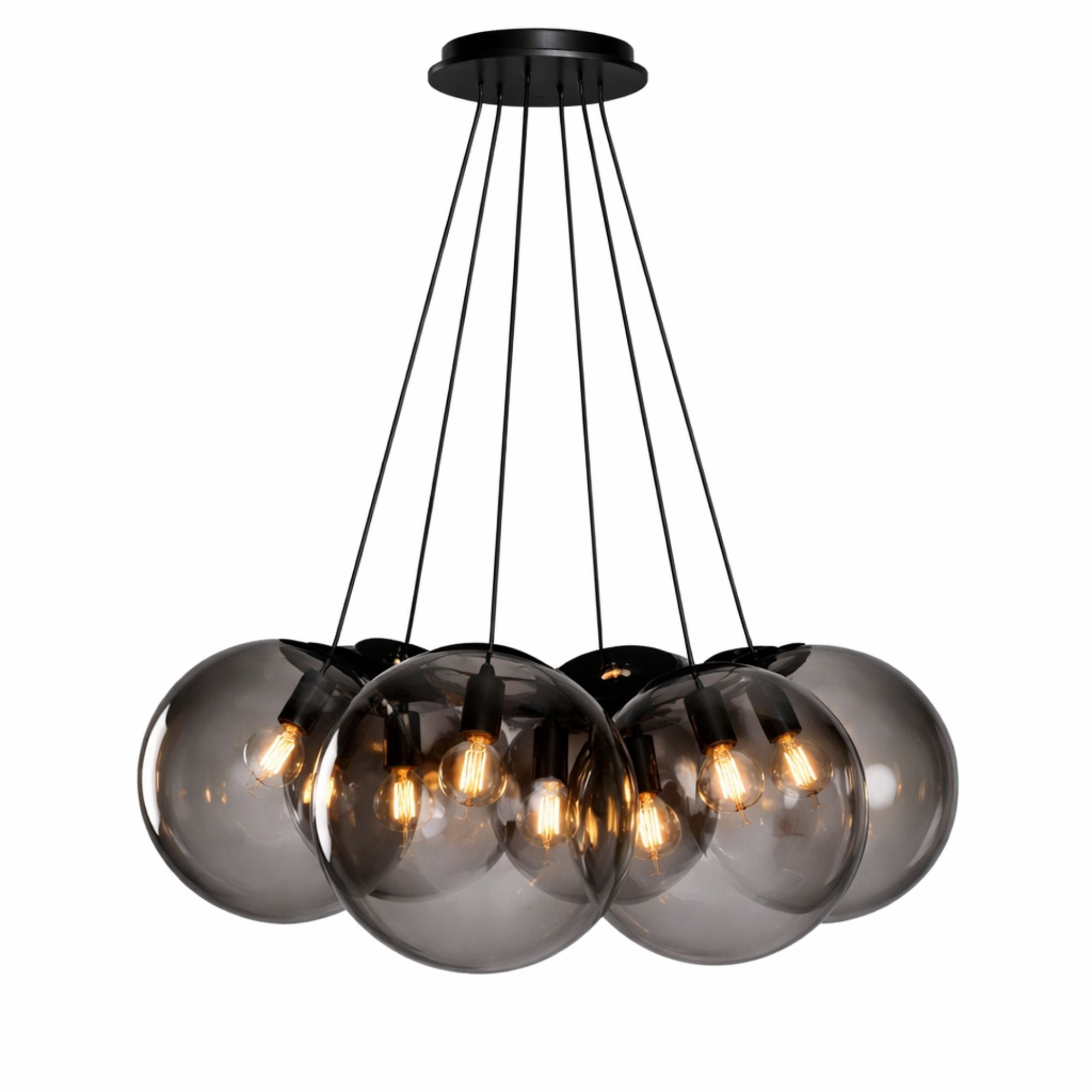 s.luce Orb Cluster Mehrfach - Hängelampe 7 - flammig 7x30cm - 200660 - s.luce® - homecoming lights.