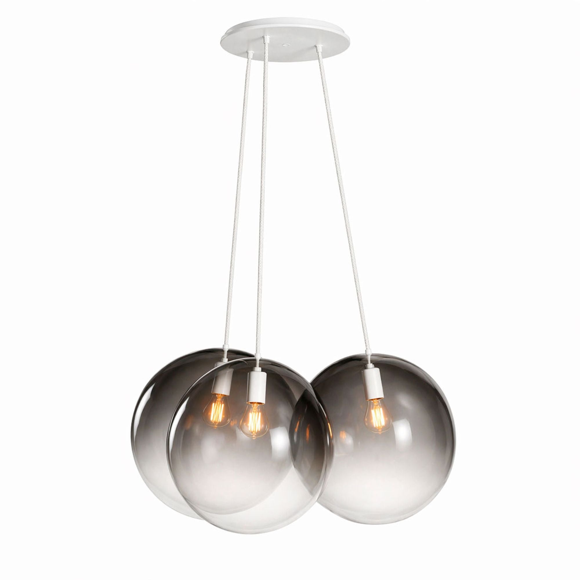 s.luce Orb Cluster Glas - Hängelampe 3 - flammig 3x20cm - 200568 - s.luce® - homecoming lights.