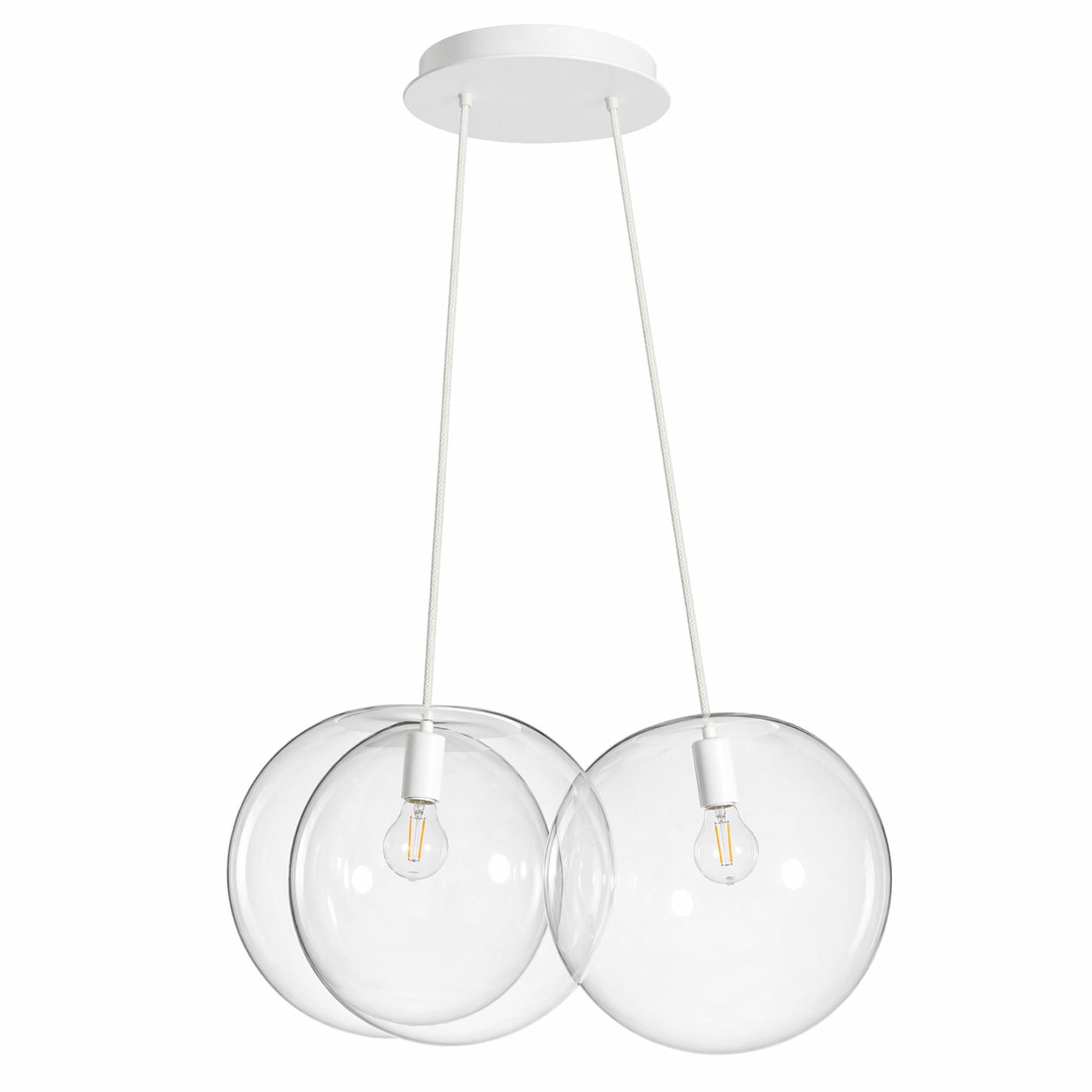 s.luce Orb Cluster Glas - Hängelampe 3 - flammig 3x20cm - 200566 - s.luce® - homecoming lights.