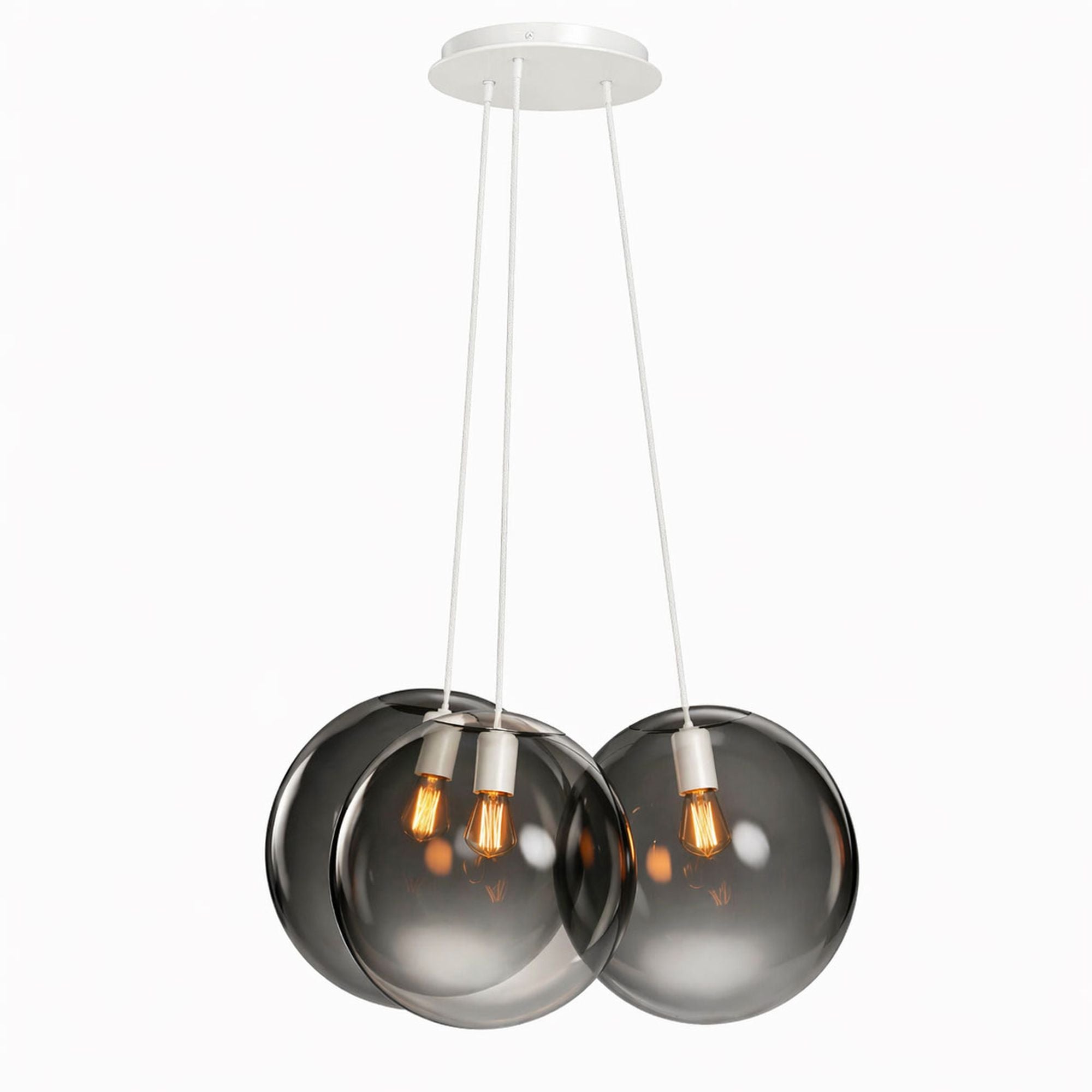 s.luce Orb Cluster Glas - Hängelampe 3 - flammig 3x20cm - 200567 - s.luce® - homecoming lights.
