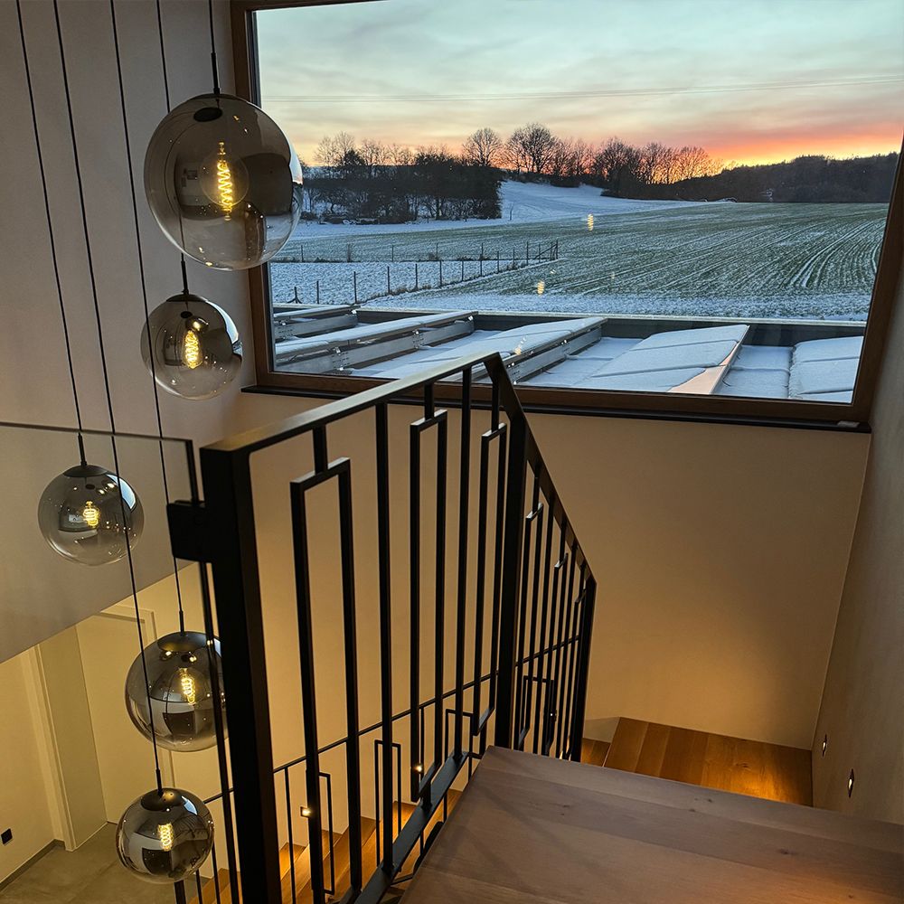 s.luce Orb Galerielampe 8-flammig Modular