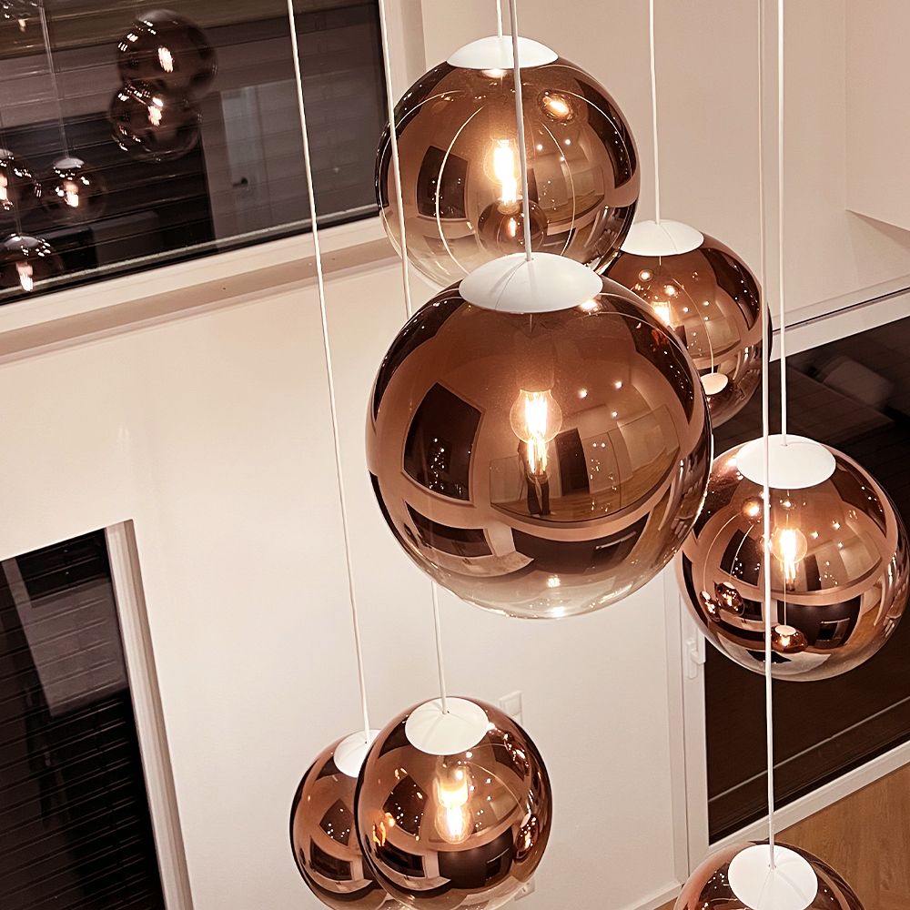 s.luce Orb Galerielampe 8-flammig Modular