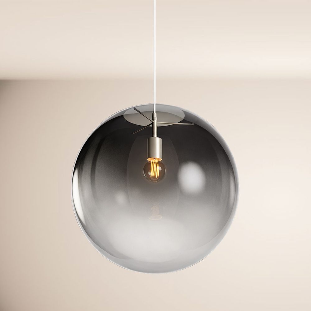 s.luce Orb Glaskugel Galerieleuchte Aufhängung 500cm Weiß - 189389 - s.luce® - homecoming lights.