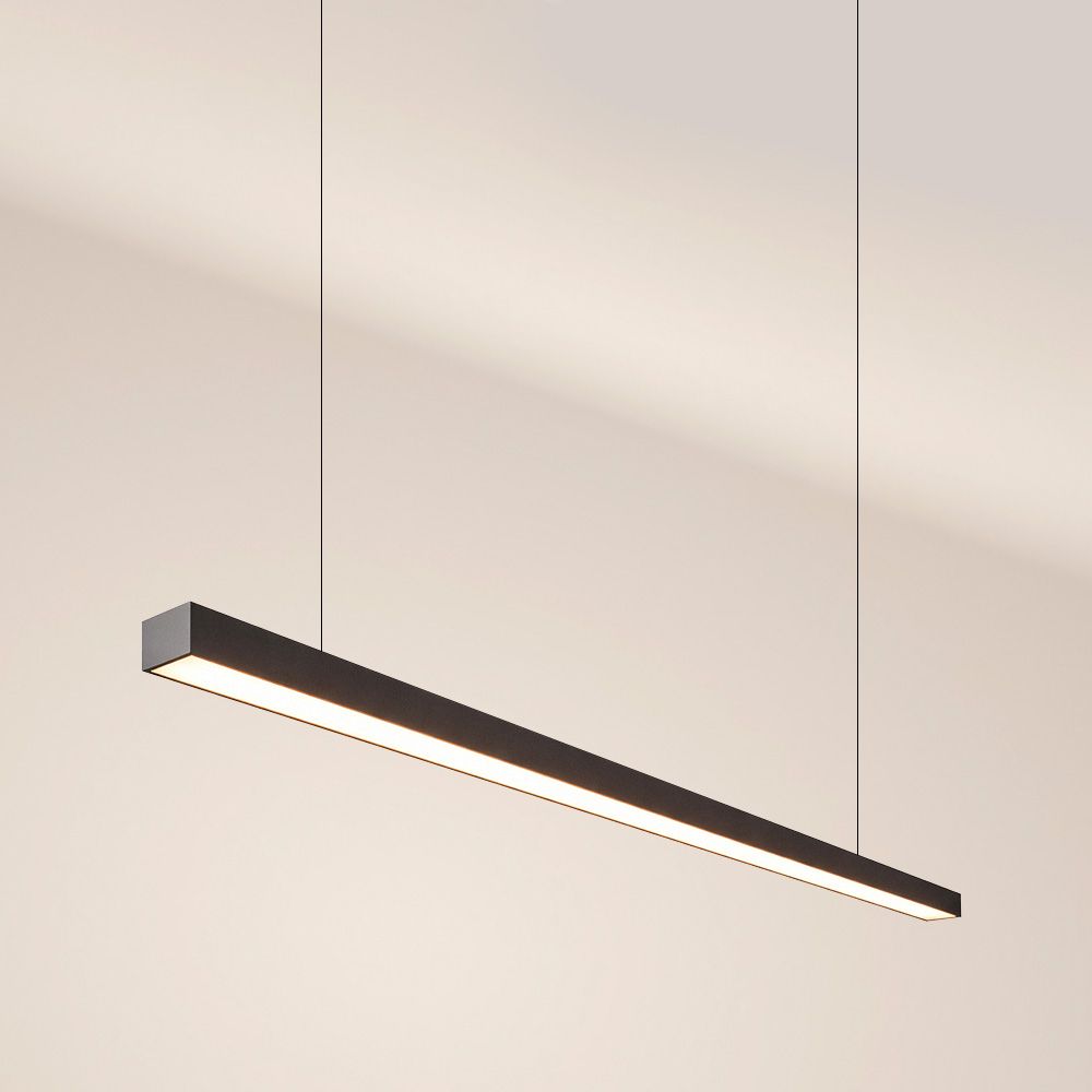 s.luce Oris LED - Linienleuchte Büro - Pendellampe XL nach Maß 4000K - 197799 - s.luce® - homecoming lights.
