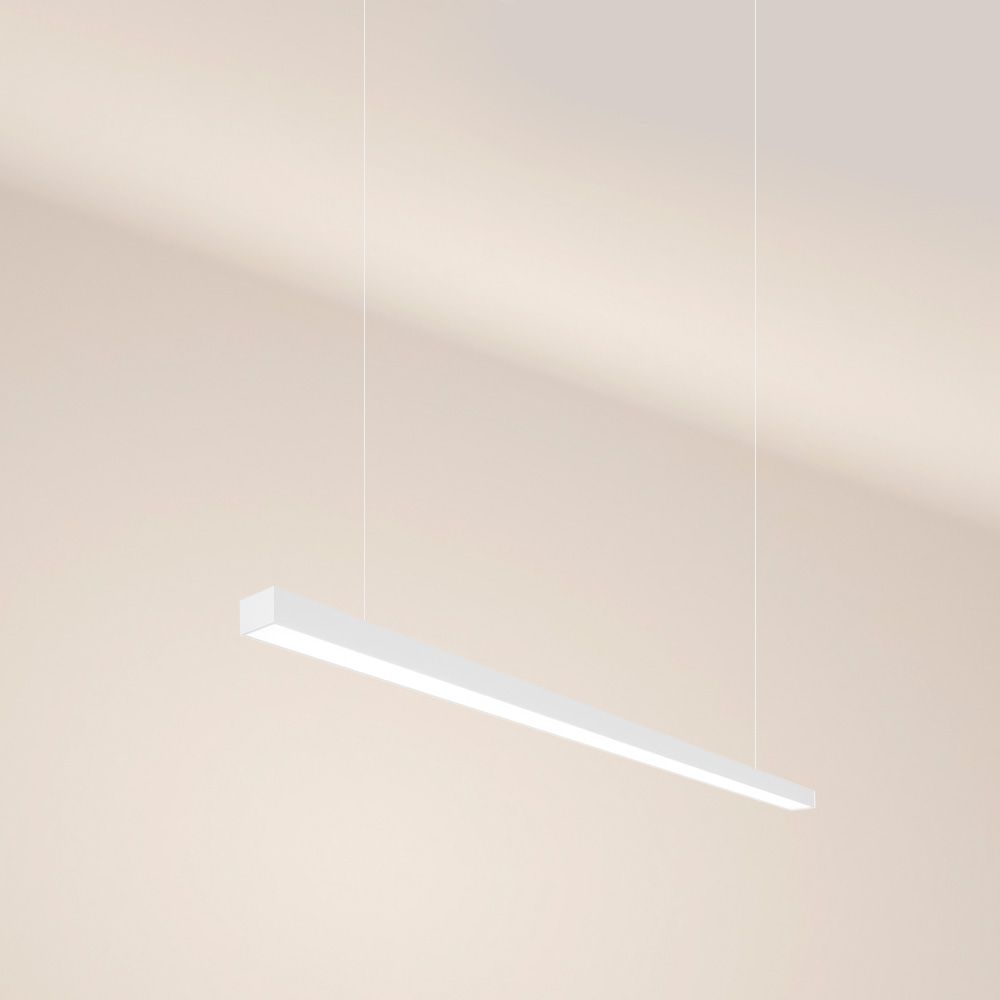 s.luce Oris LED - Linienleuchte Büro - Pendellampe XL nach Maß 4000K - 197797 - s.luce® - homecoming lights.