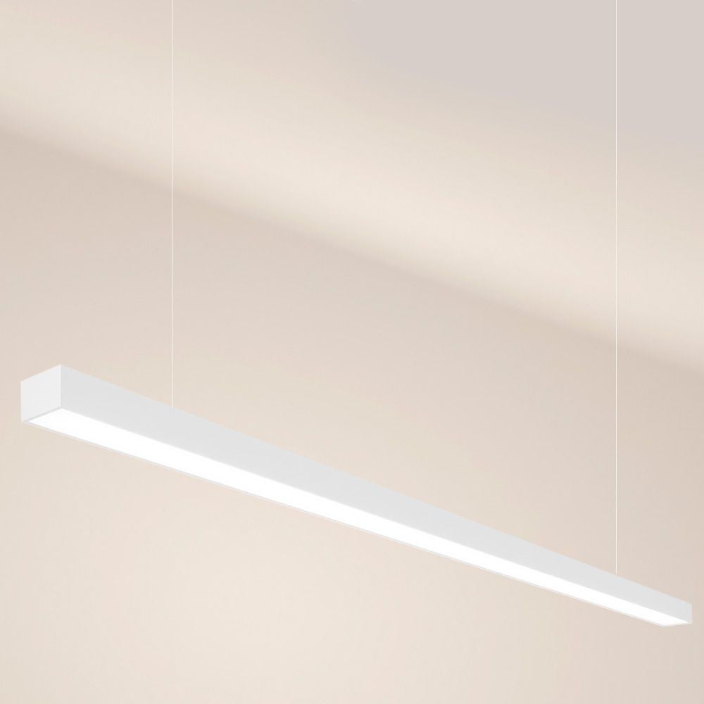 s.luce Oris LED - Linienleuchte Büro - Pendellampe XL nach Maß 4000K - 197803 - s.luce® - homecoming lights.