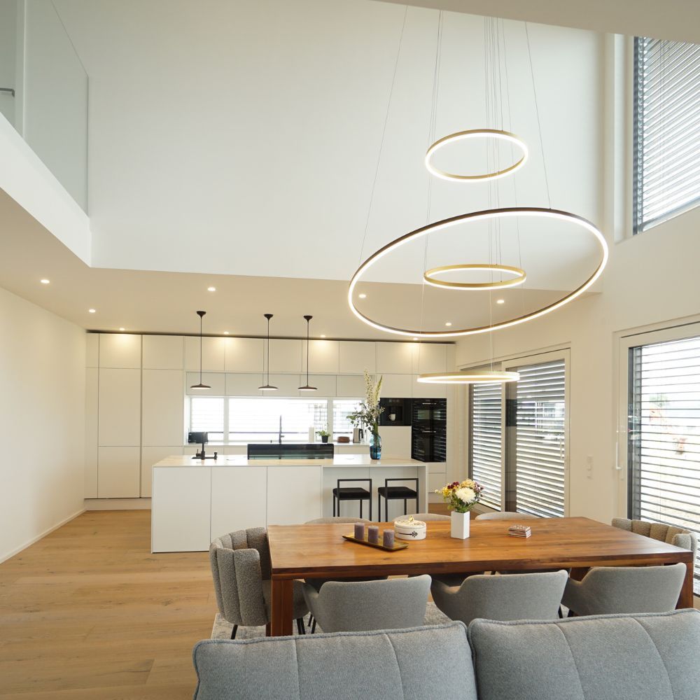 s.luce LED Ring Pendelleuchte Ø 150cm