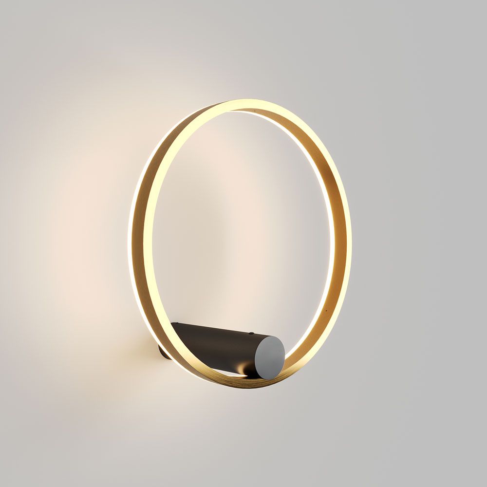 s.luce Ring Air LED Wand- & Deckenleuchte Ø 40cm rund indirekt