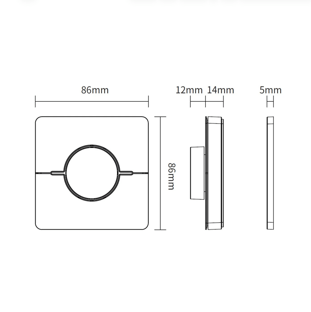 s.luce Smart - Dim - Set 4 - Zonen 230V mit Fernbedienung inkl. Einbau - 198030 - s.luce® - homecoming lights.