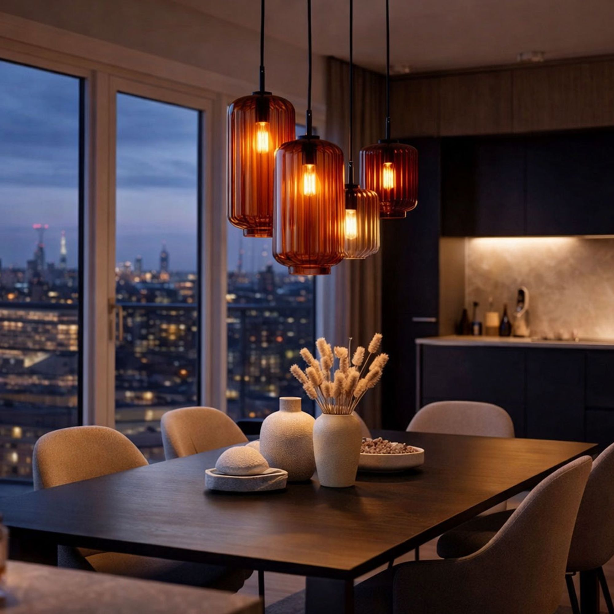 s.luce Velo Glas - Pendelleuchte Aufhängung 150cm Schwarz - 188978 - s.luce® - homecoming lights.