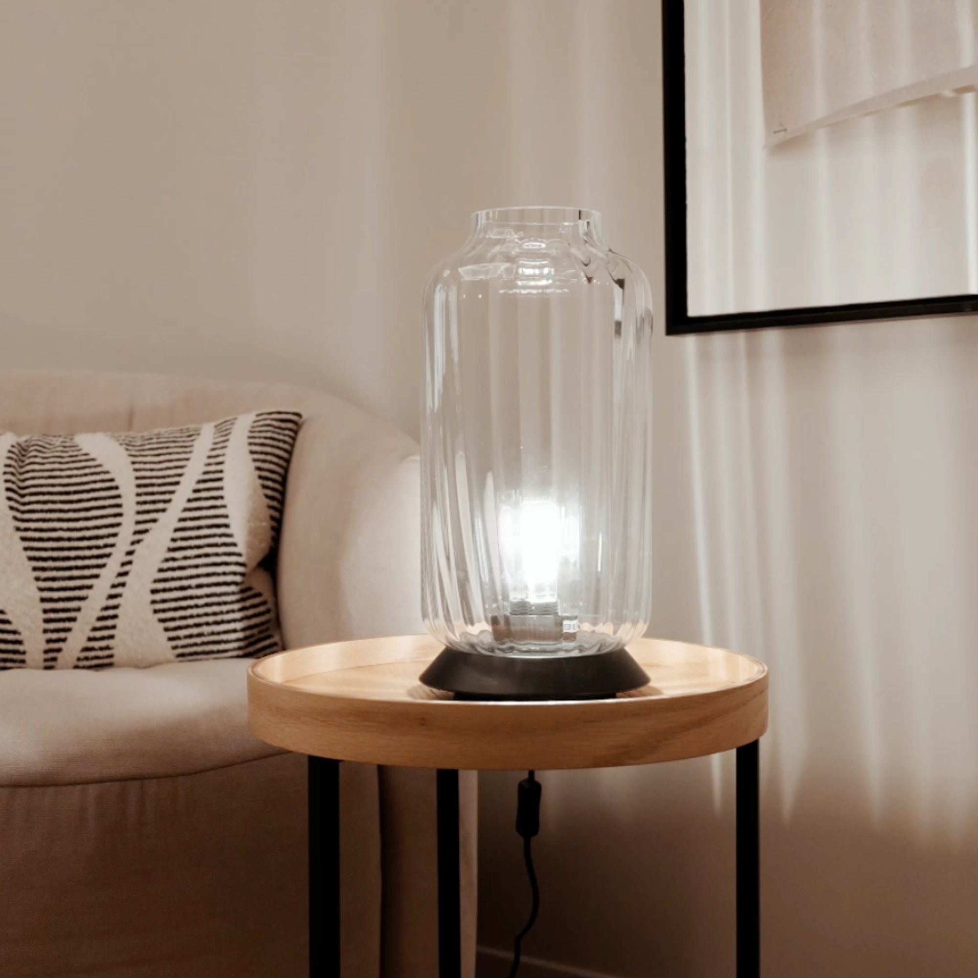 s.luce Velo Glas - Tischleuchte mit Schalter - 191186 - s.luce® - homecoming lights.