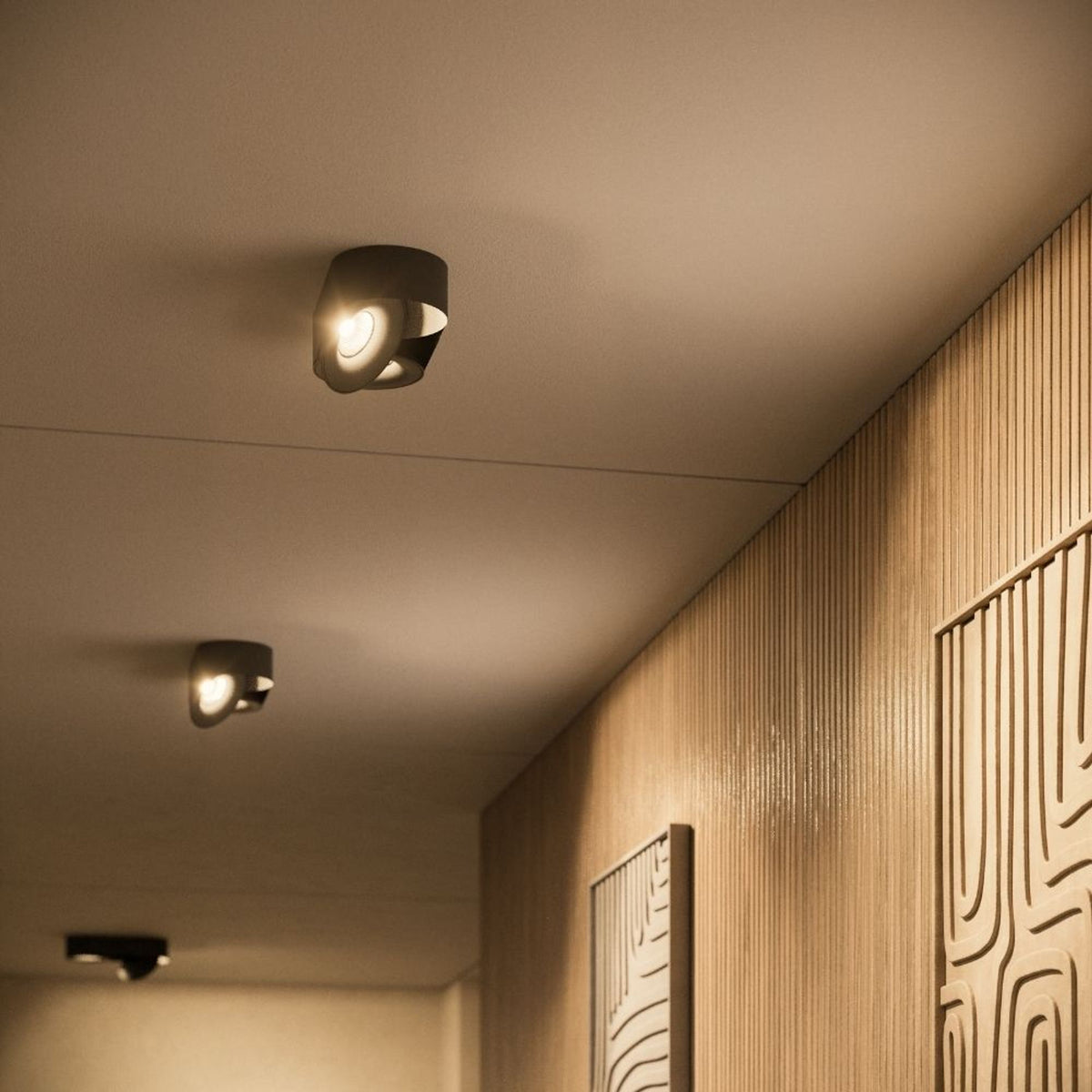 s.luce Santa Duo LED-Deckenleuchte schwenkbar 2-flammig - 197271 - s.luce® - homecoming lights.