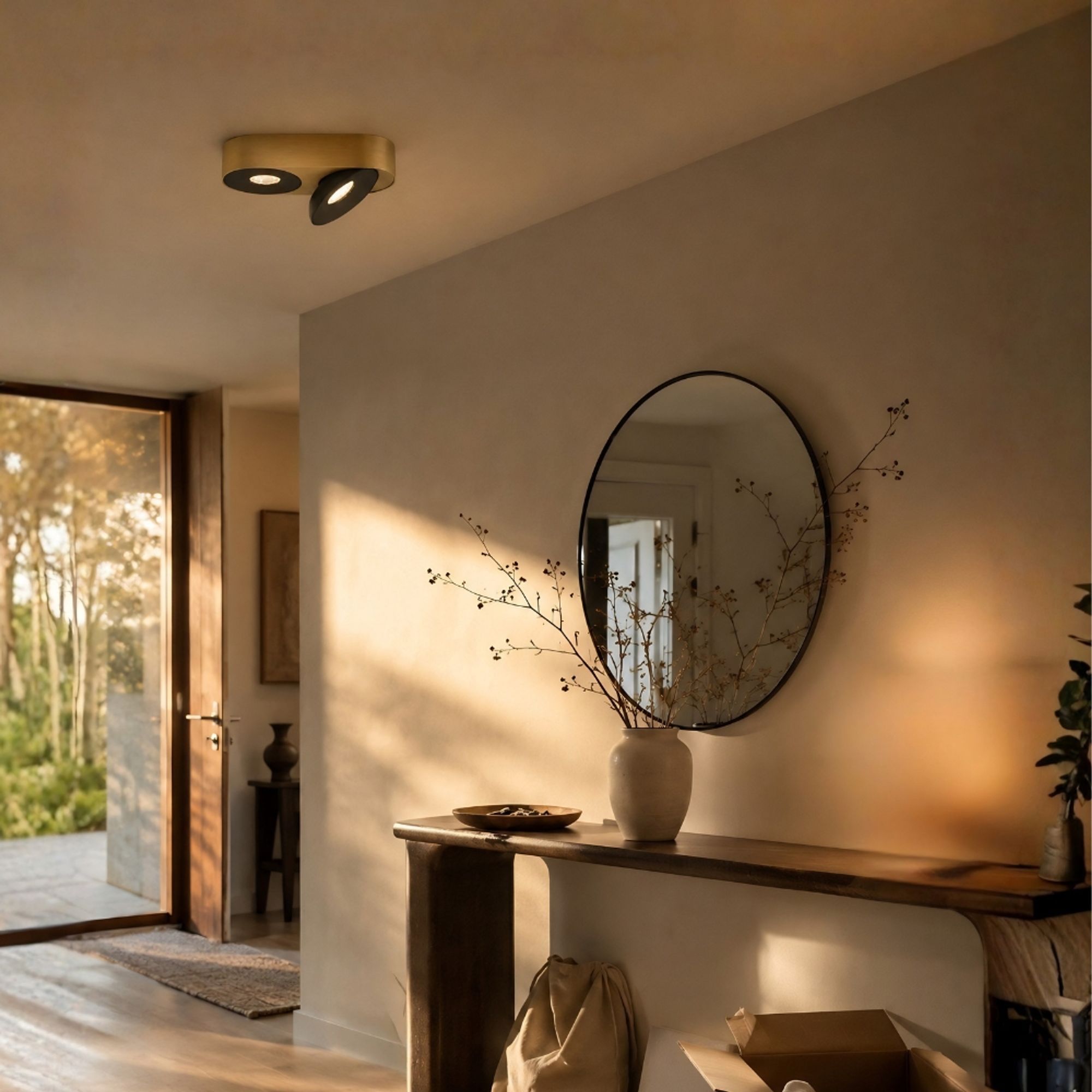 s.luce Santa Duo LED-Deckenleuchte schwenkbar 2-flammig - 197268 - s.luce® - homecoming lights.