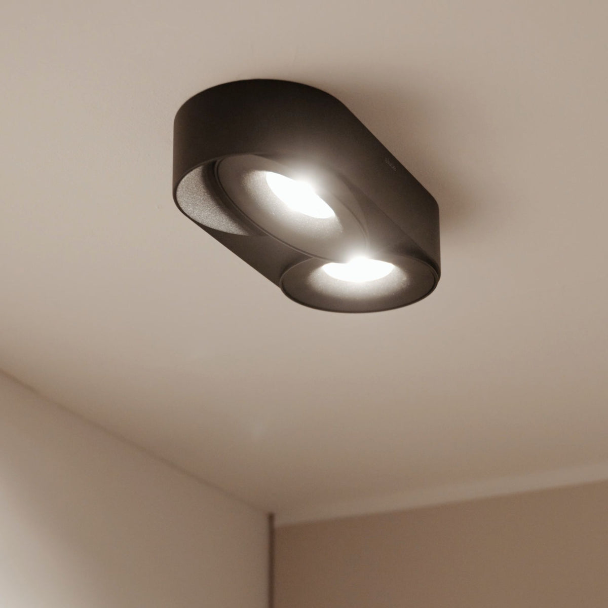 s.luce Santa Duo LED-Deckenleuchte schwenkbar 2-flammig - 197267 - s.luce® - homecoming lights.