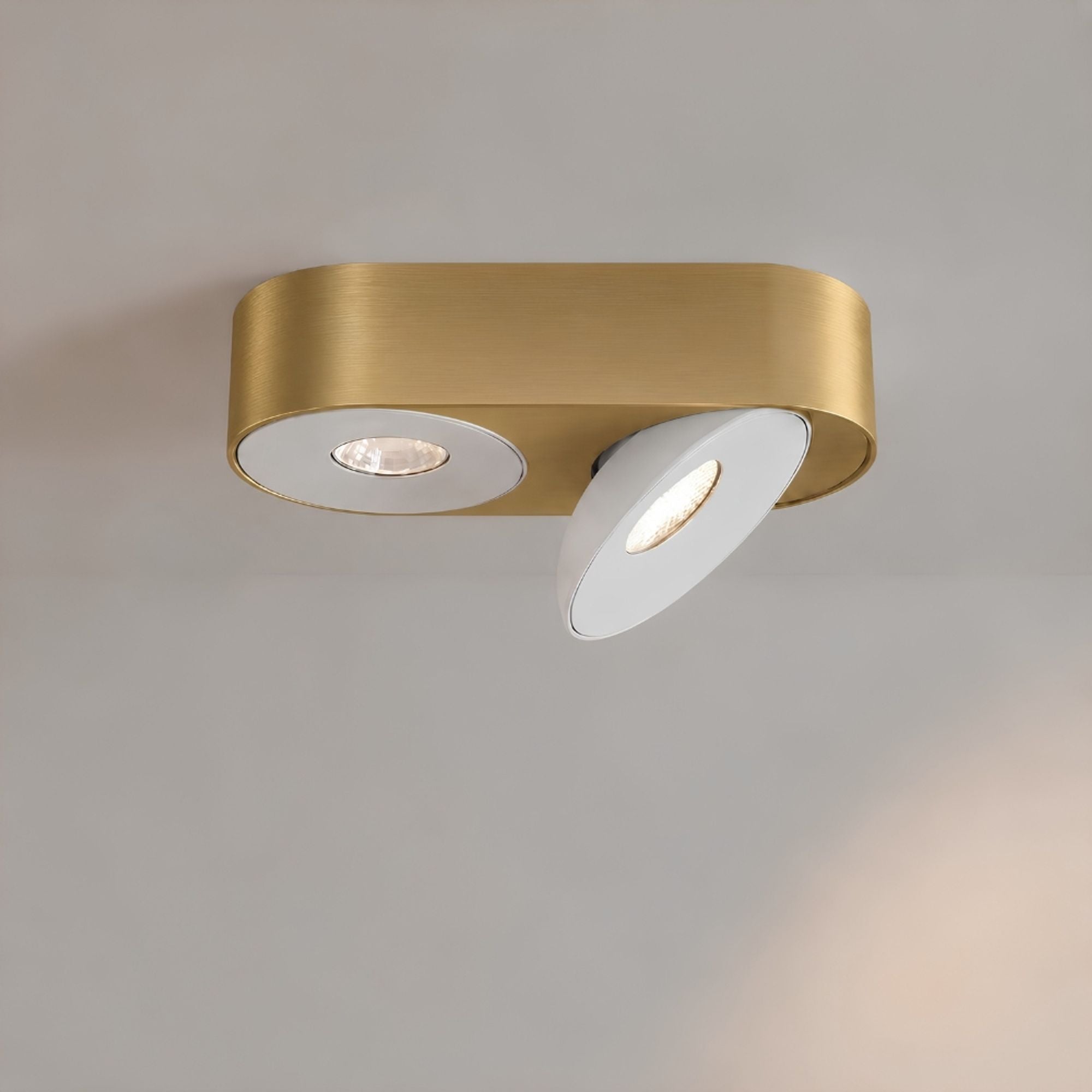 s.luce Santa Duo LED-Aufbaustrahler schwenkbar & dimmbar - 197274 - s.luce® - homecoming lights.