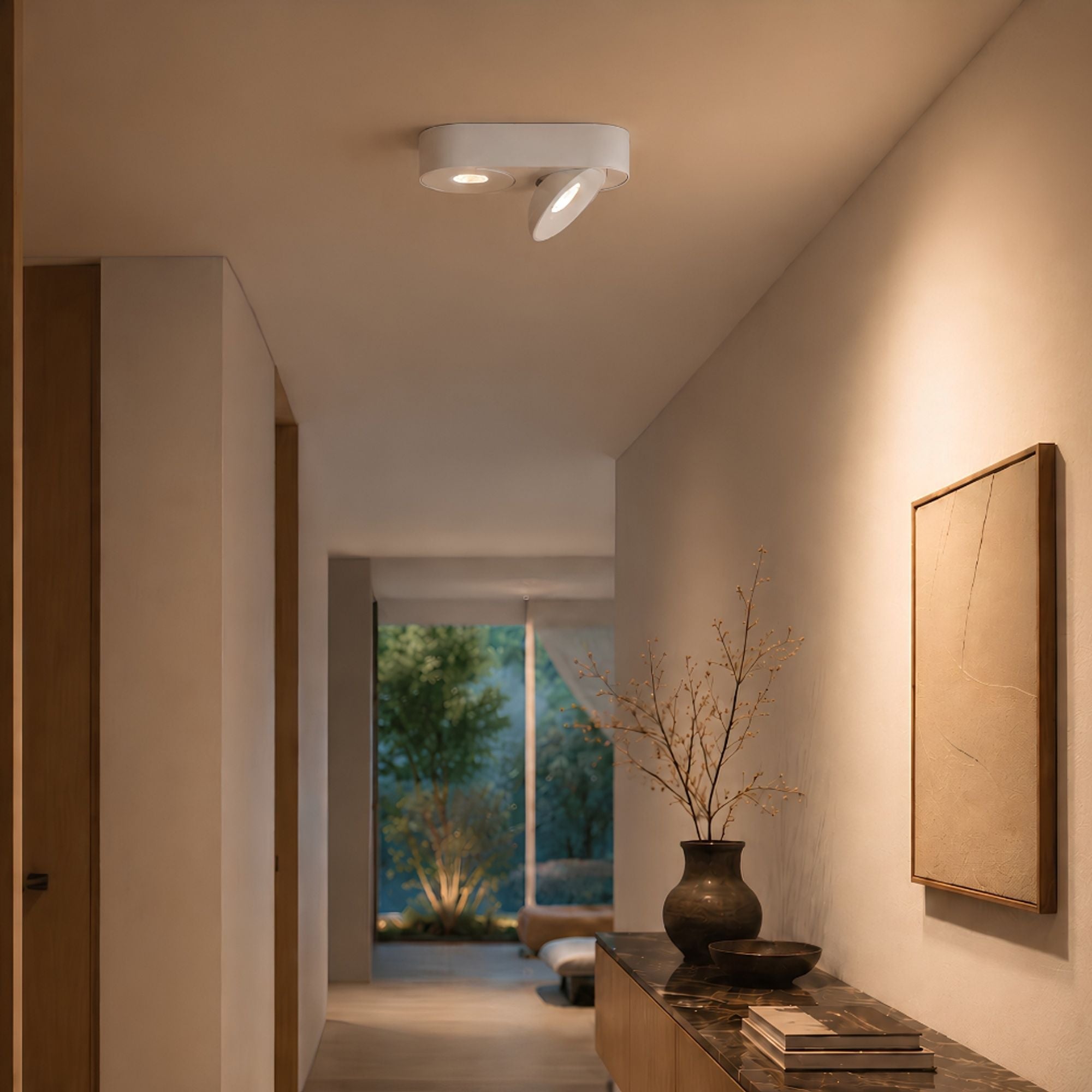 s.luce Santa Duo LED-Aufbaustrahler schwenkbar & dimmbar - 197265 - s.luce® - homecoming lights.