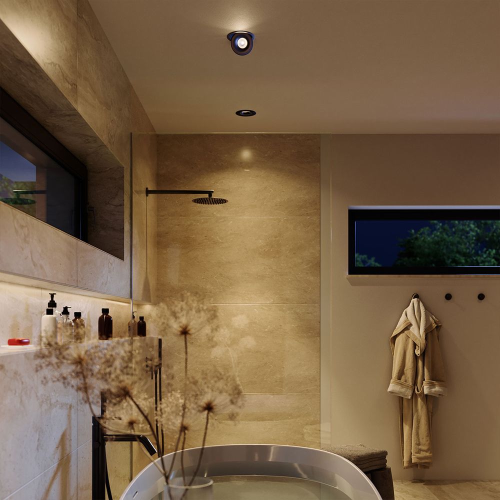 s.luce Santa Deep LED recessed spotlight swivel & dimmable