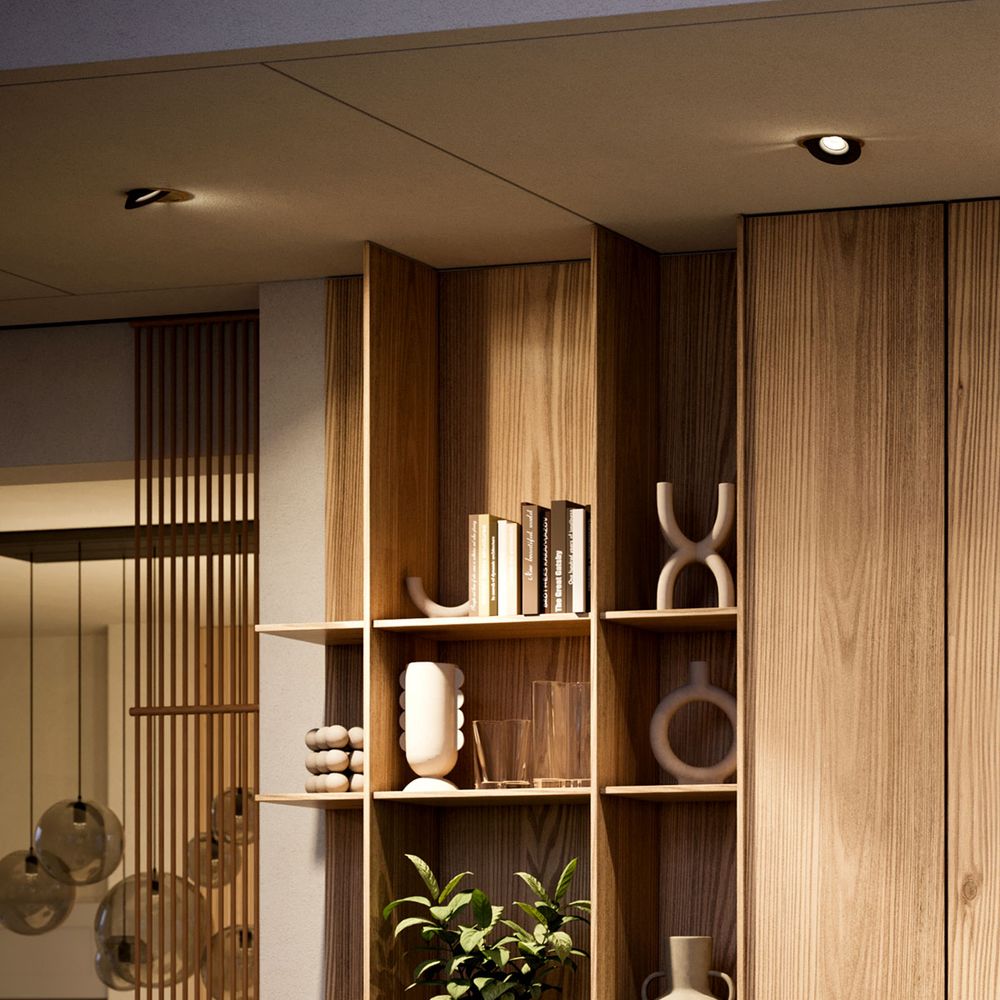 s.luce Santa Deep LED recessed spotlight swivel & dimmable